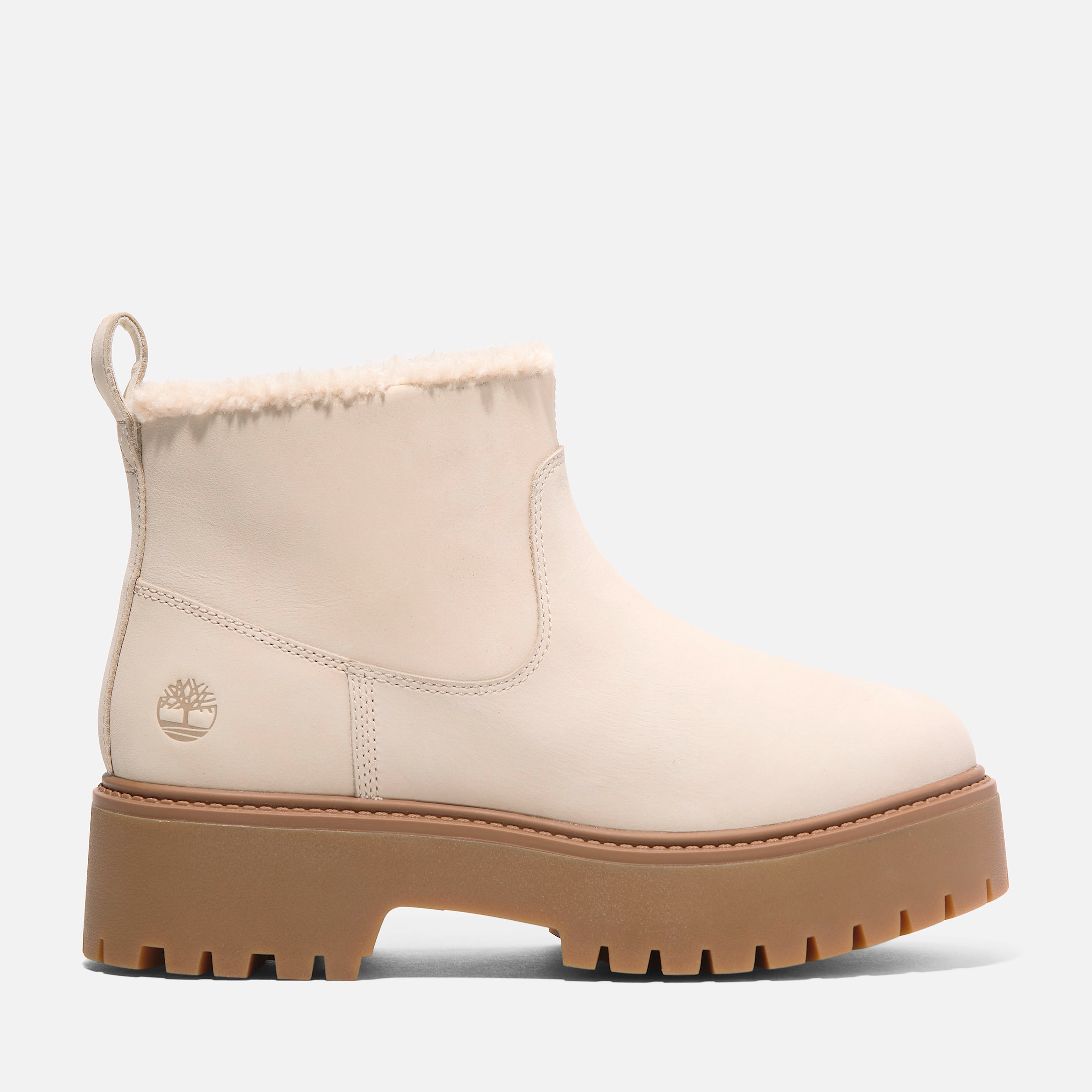 Womens Stone Street Mid Warm Lined Boot TBL Natural Nubuck HERO