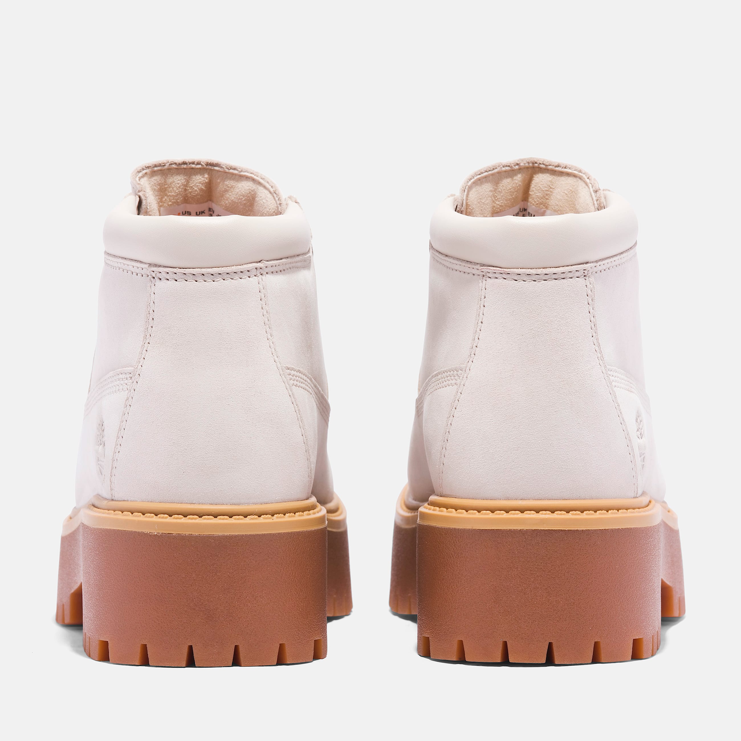 Womens Stone Street Waterproof Platform Chukka TBL White Nubuck ALT5