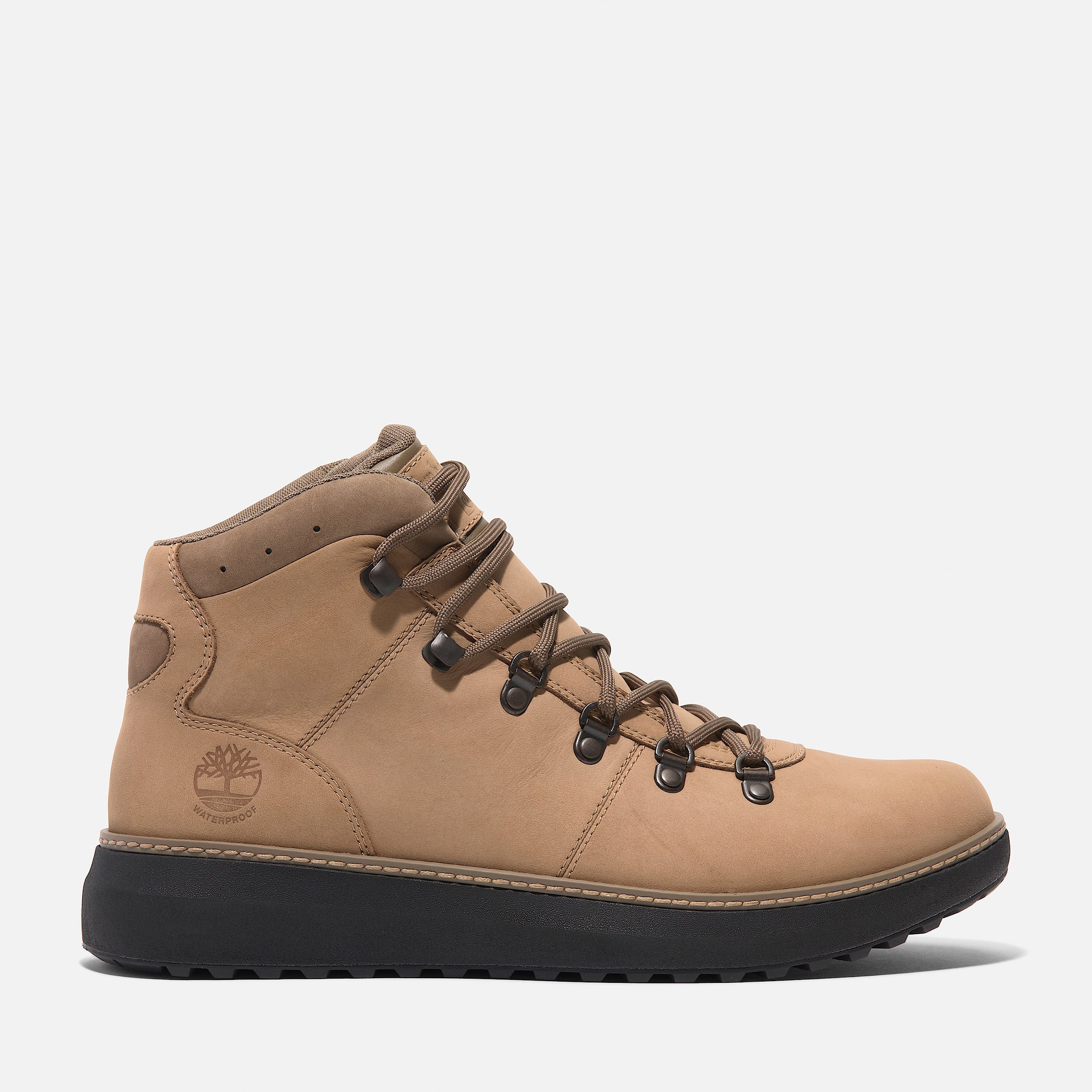 Mens Hudson Road Mid Waterproof Boot TBL Beige Nubuck HERO