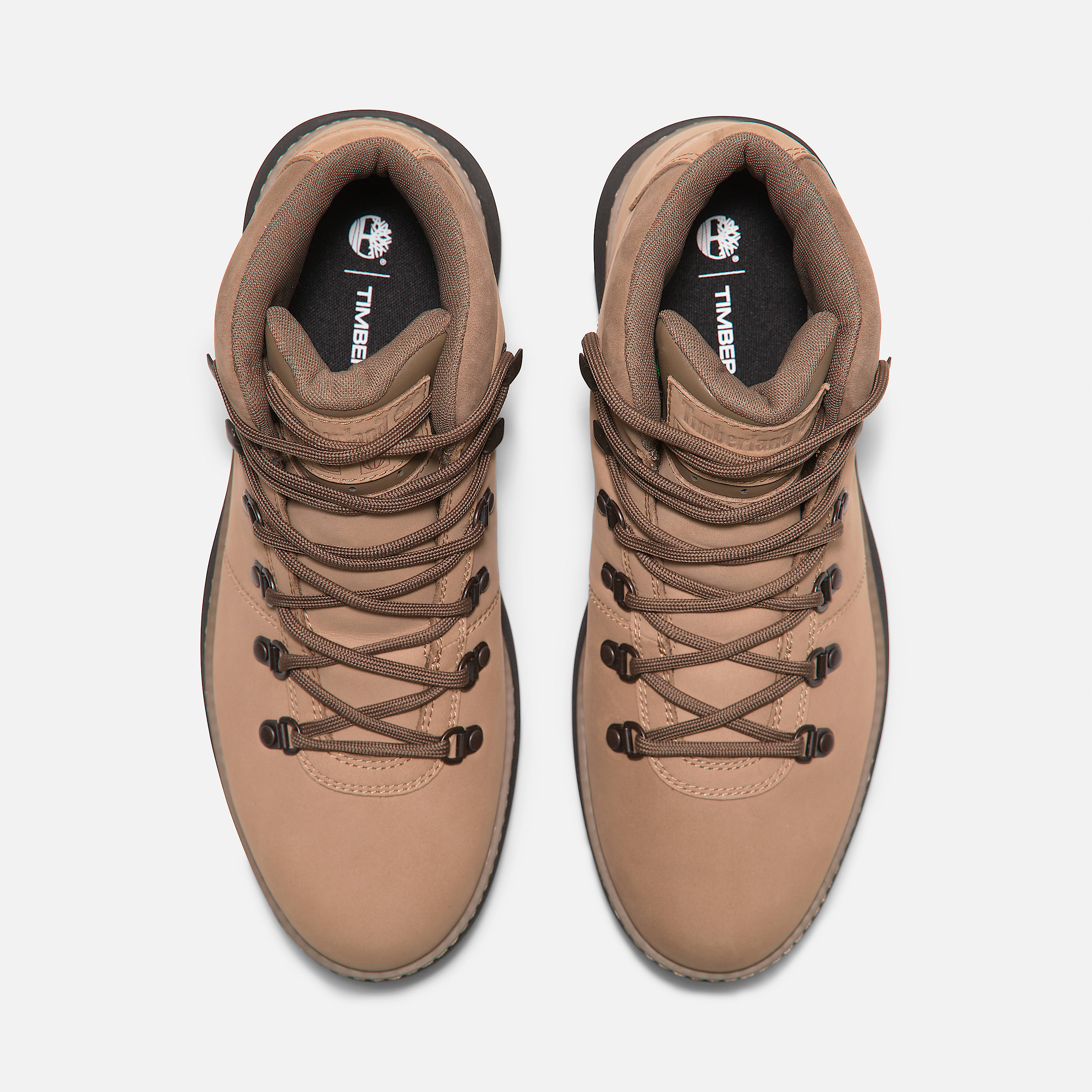 Mens Hudson Road Mid Waterproof Boot TBL Beige Nubuck ALT2