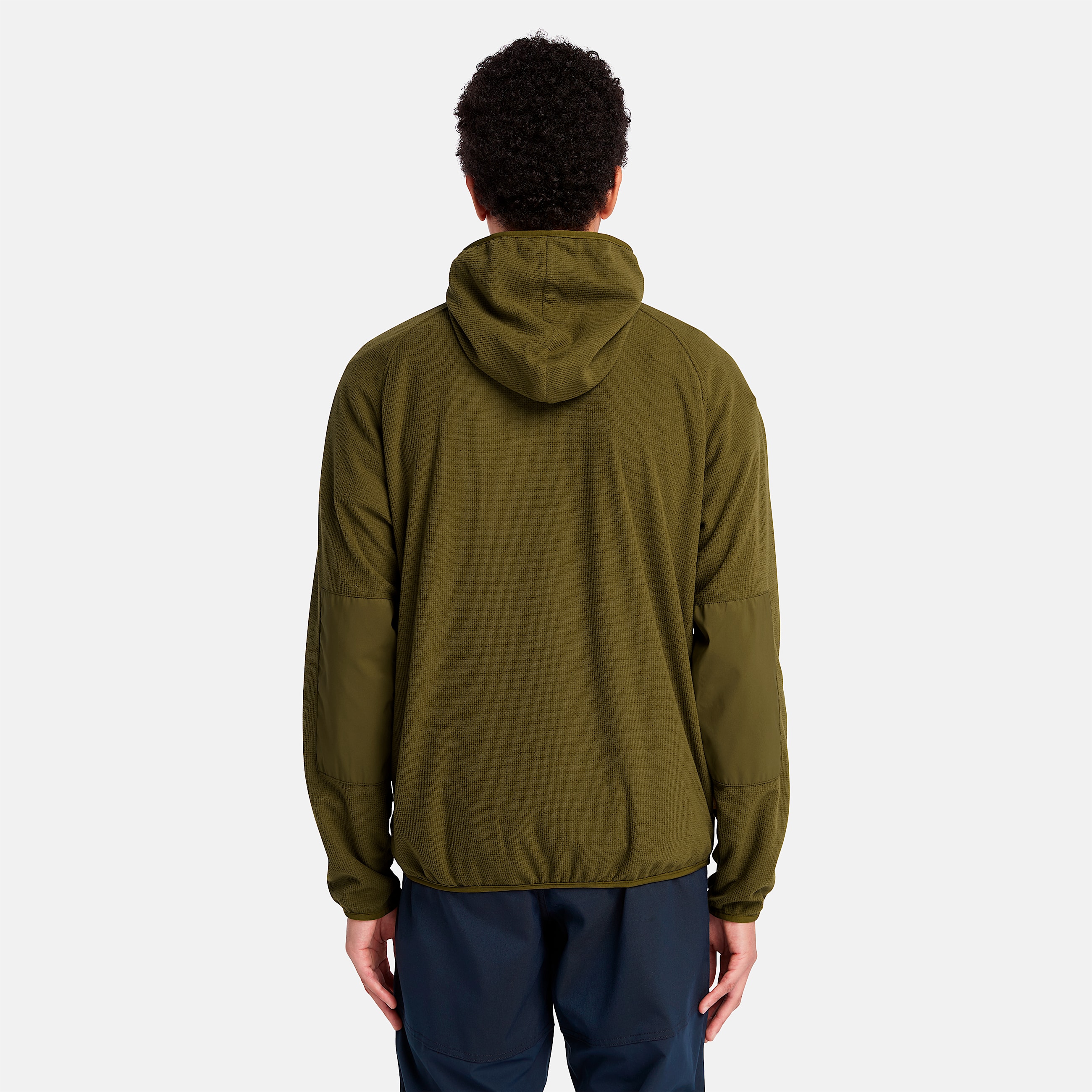 Mens Polartec Fleece Hoodie TBL Dark Olive ALT9