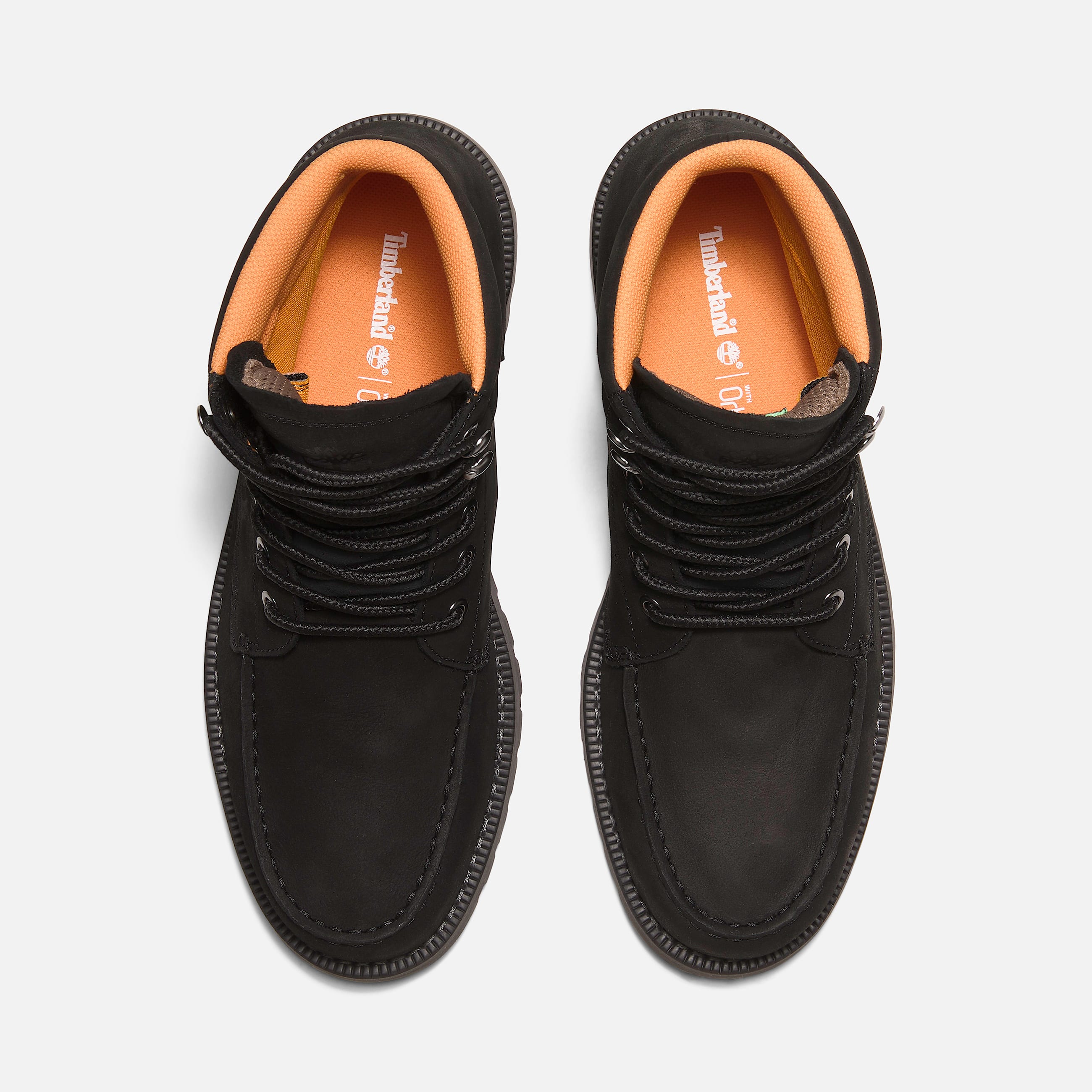 Mens Redwood Falls Waterproof MocToe Boot TBL Black Nubuck ALT2