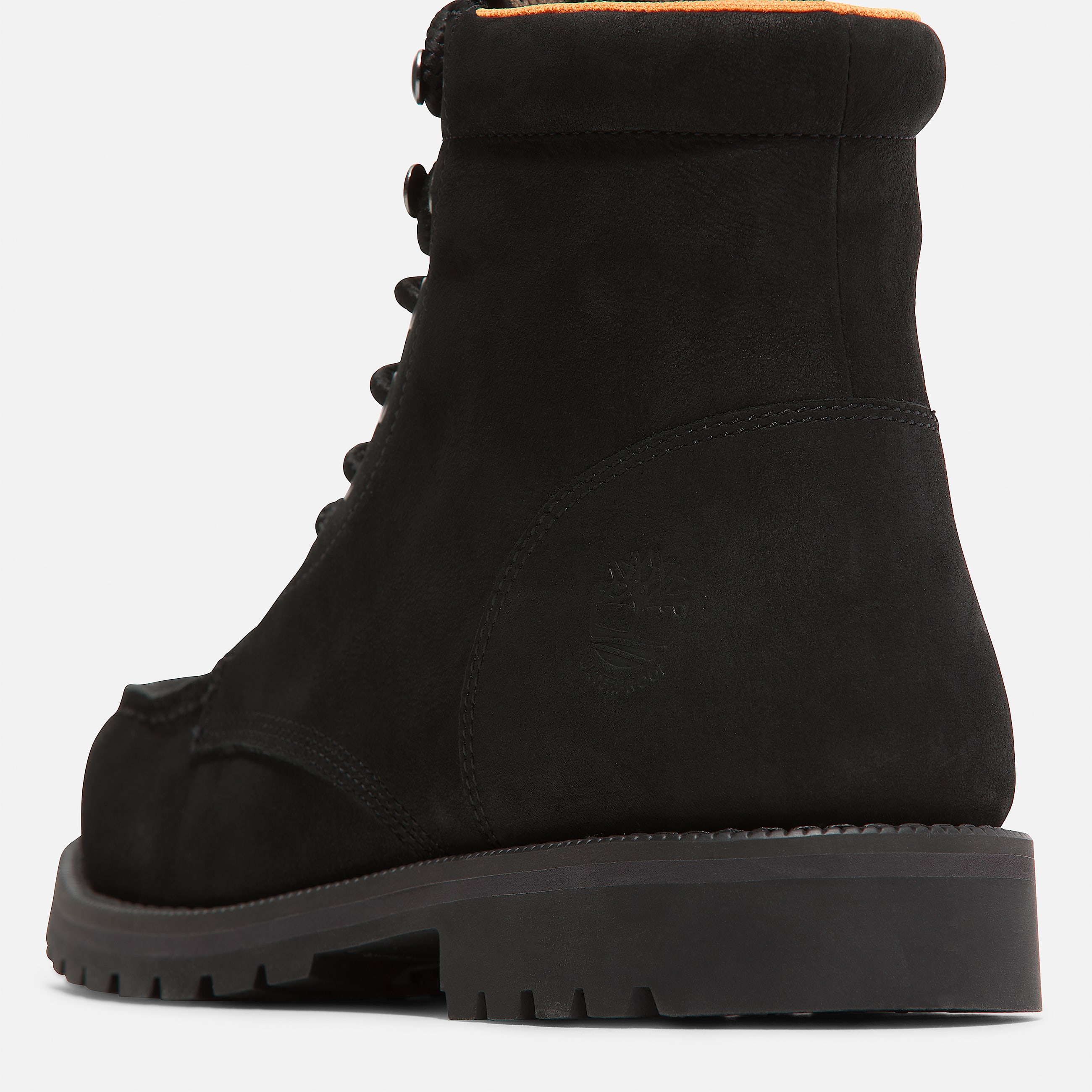 Mens Redwood Falls Waterproof MocToe Boot TBL Black Nubuck ALT7