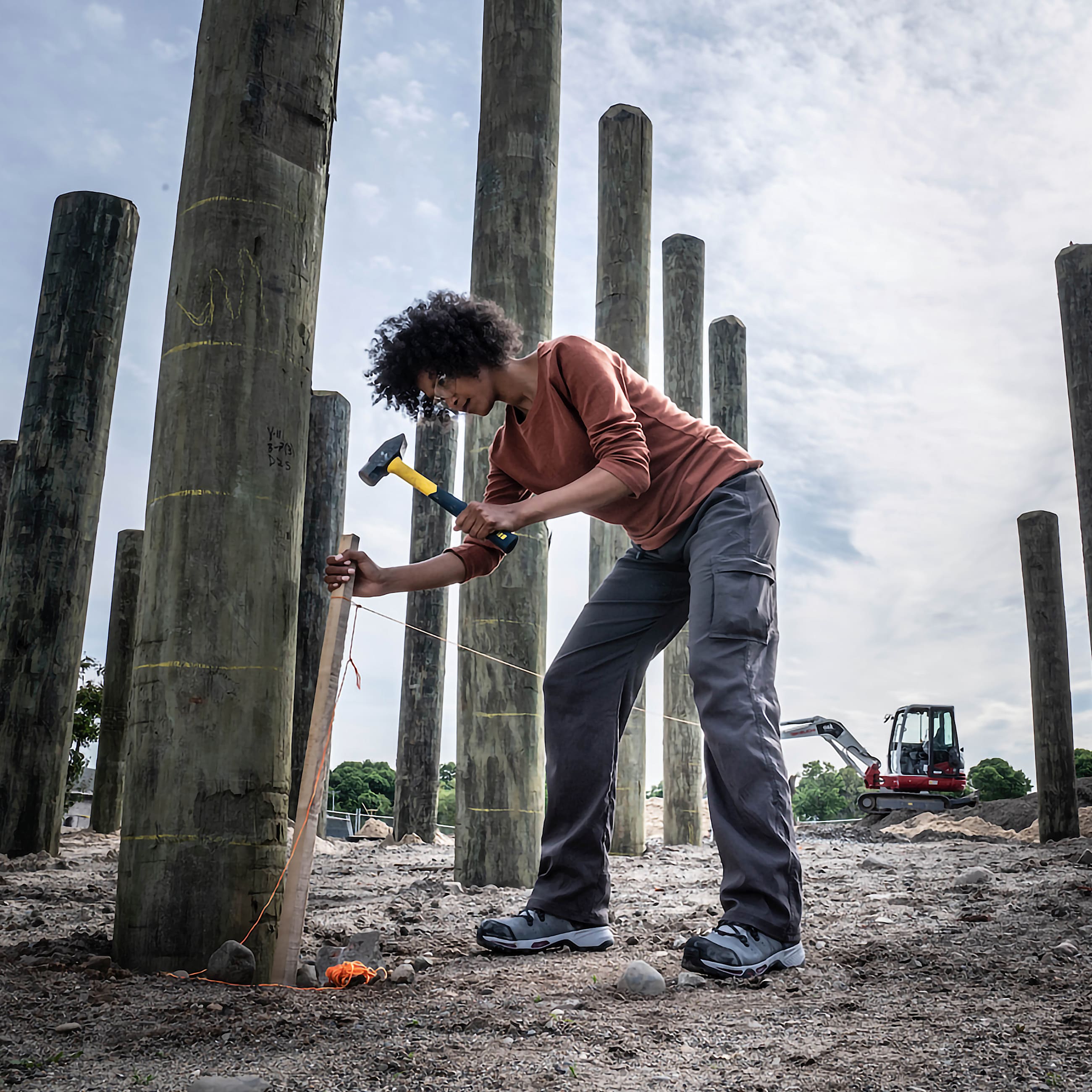 Womens Switchback Composite Toe Waterproof Work Boot TBL GreyPurple ALT10