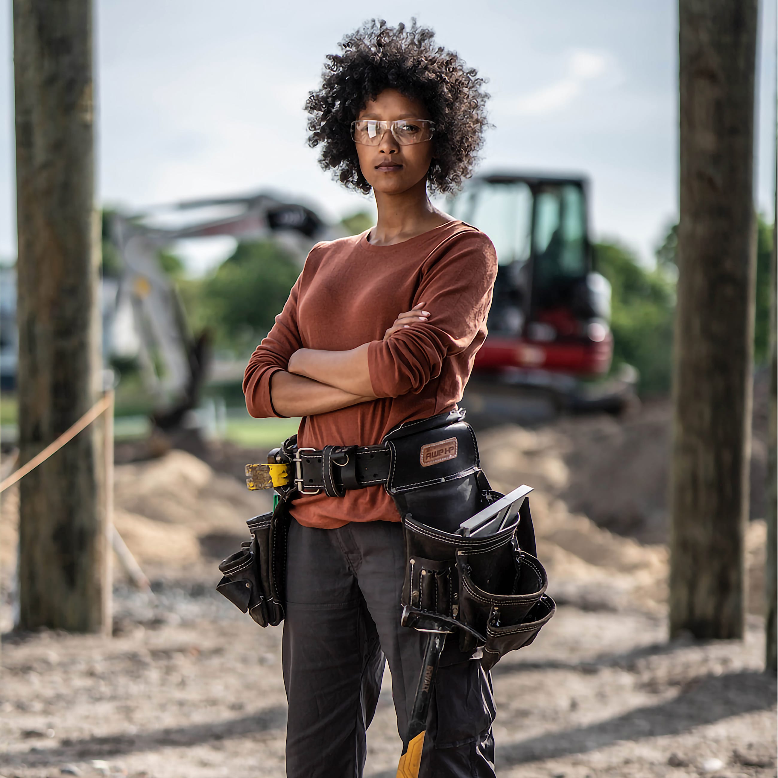 Womens Switchback Composite Toe Waterproof Work Boot TBL GreyPurple ALT11