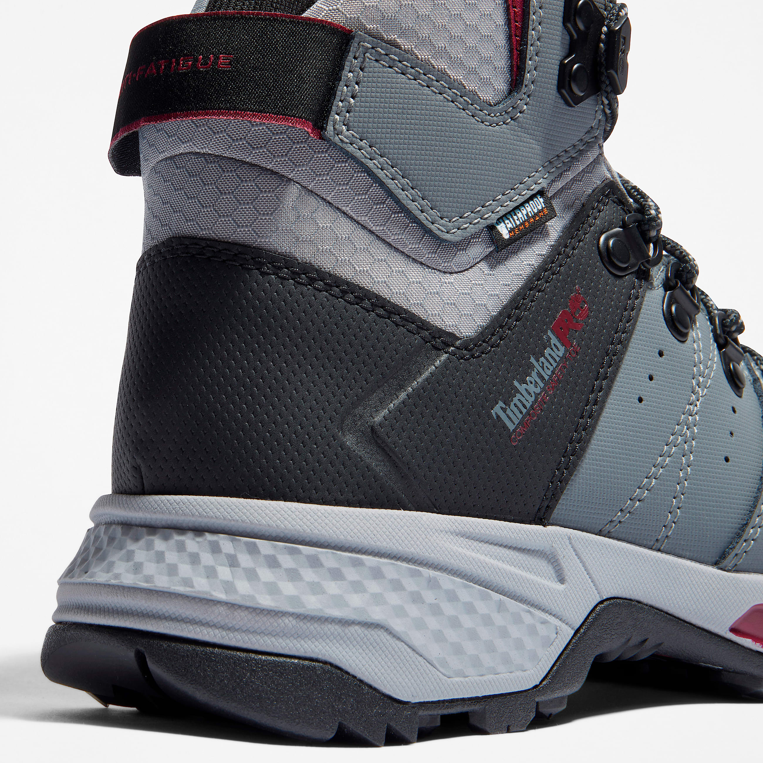 Womens Switchback Composite Toe Waterproof Work Boot TBL GreyPurple ALT8