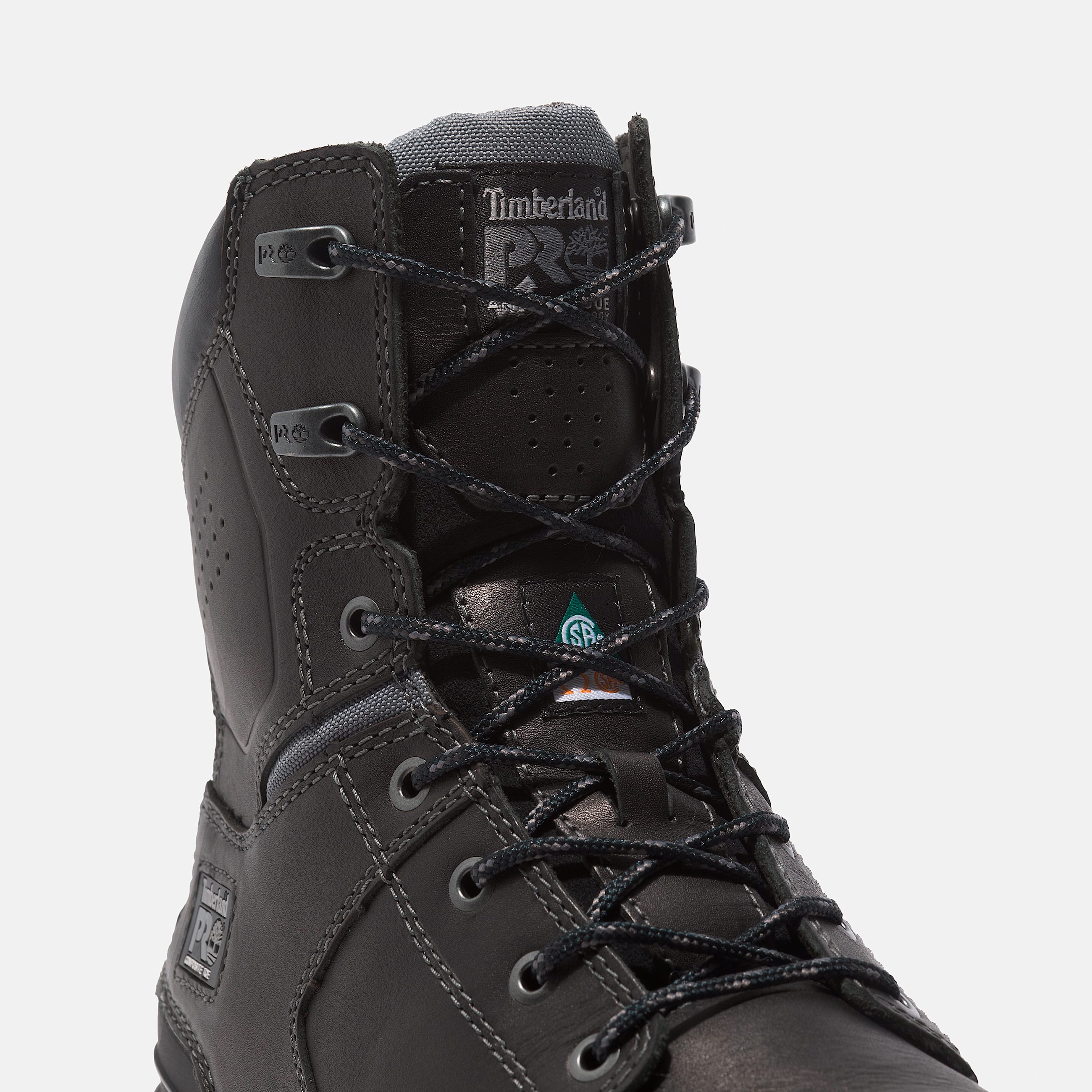 Mens Timberland PRO Magnitude 8 CompToe Work Boot TBL Black ALT7