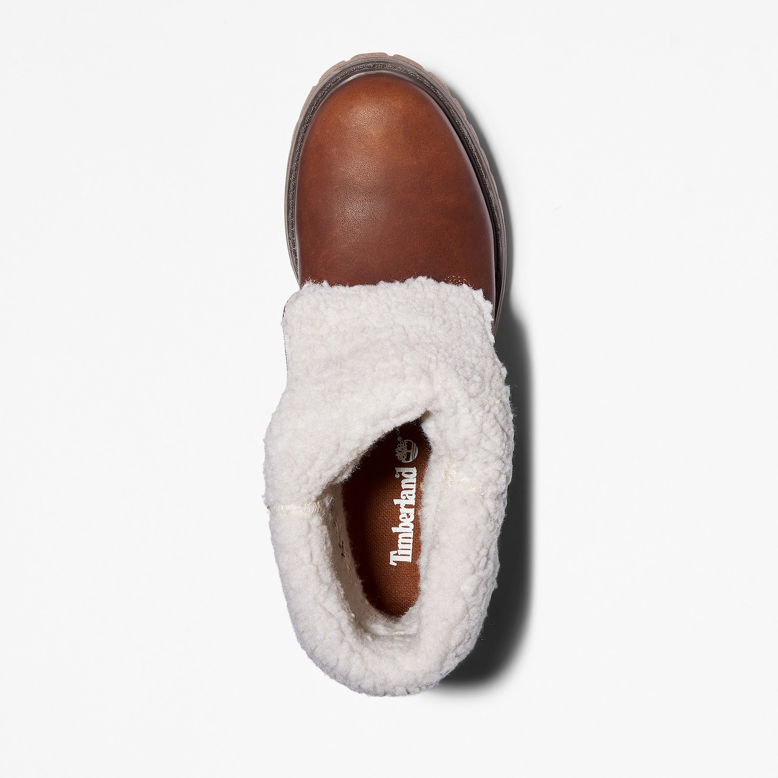 Womens Timberland WarmLined Waterproof RollTop Boot TBL Dark Brown FullGrain ALT3