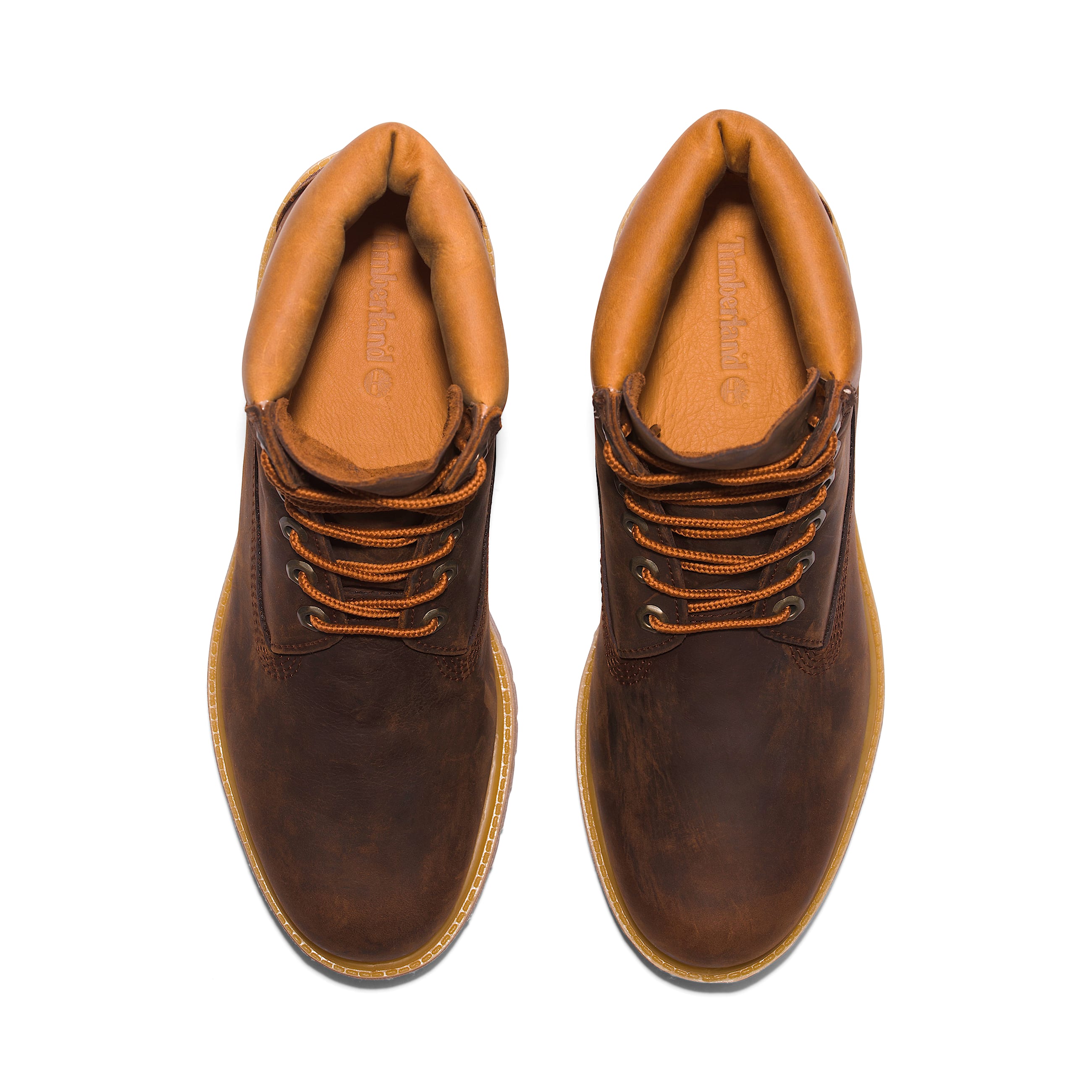 Mens Timberland Premium 6Inch Waterproof Boot TBL Medium Brown FullGrainWheat ALT2