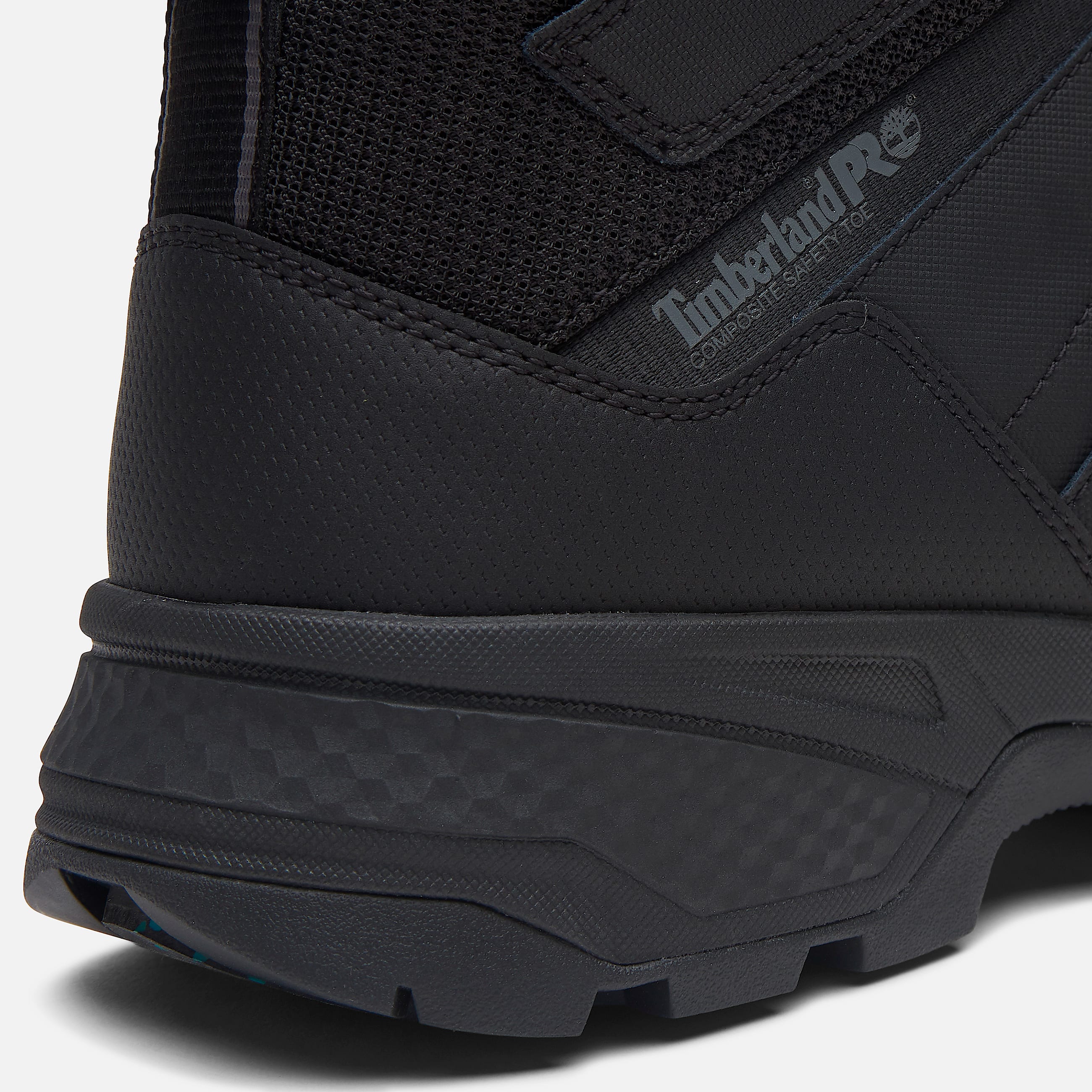 Mens Switchback CompToe Waterproof Work Boot TBL Black FullGrainGrey ALT7