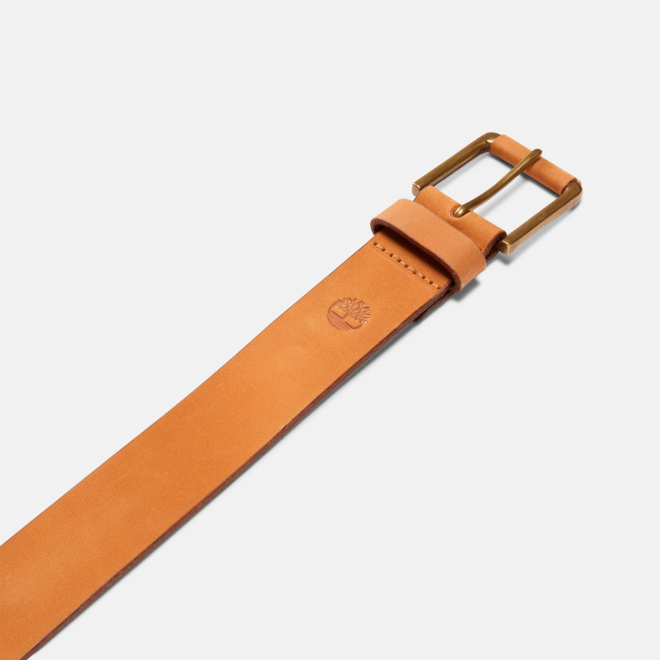 Mens 40mm Nubuck Wrapped Buckle Belt TBL Wheat ALT1