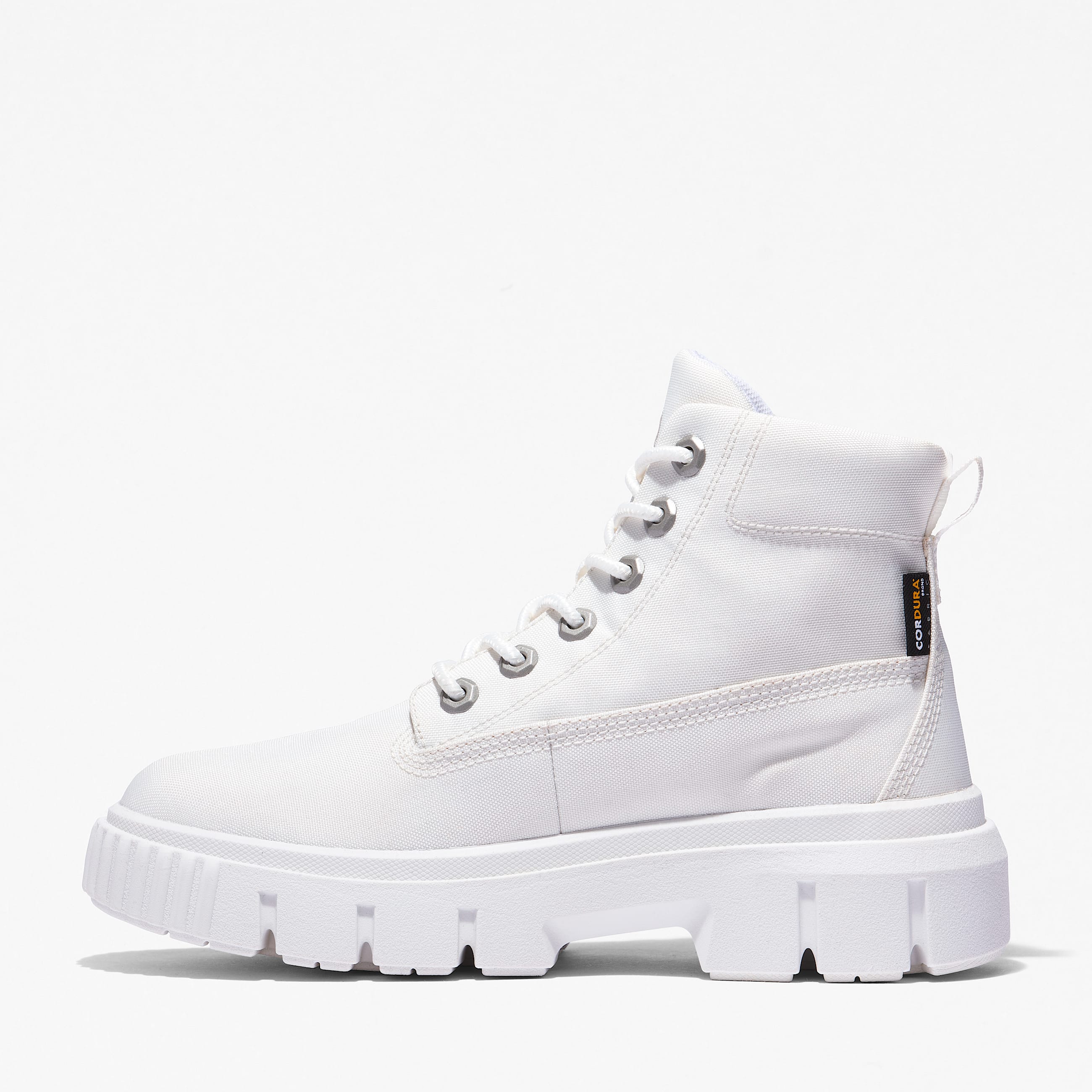 Womens Greyfield Canvas Boots TBL White ALT6