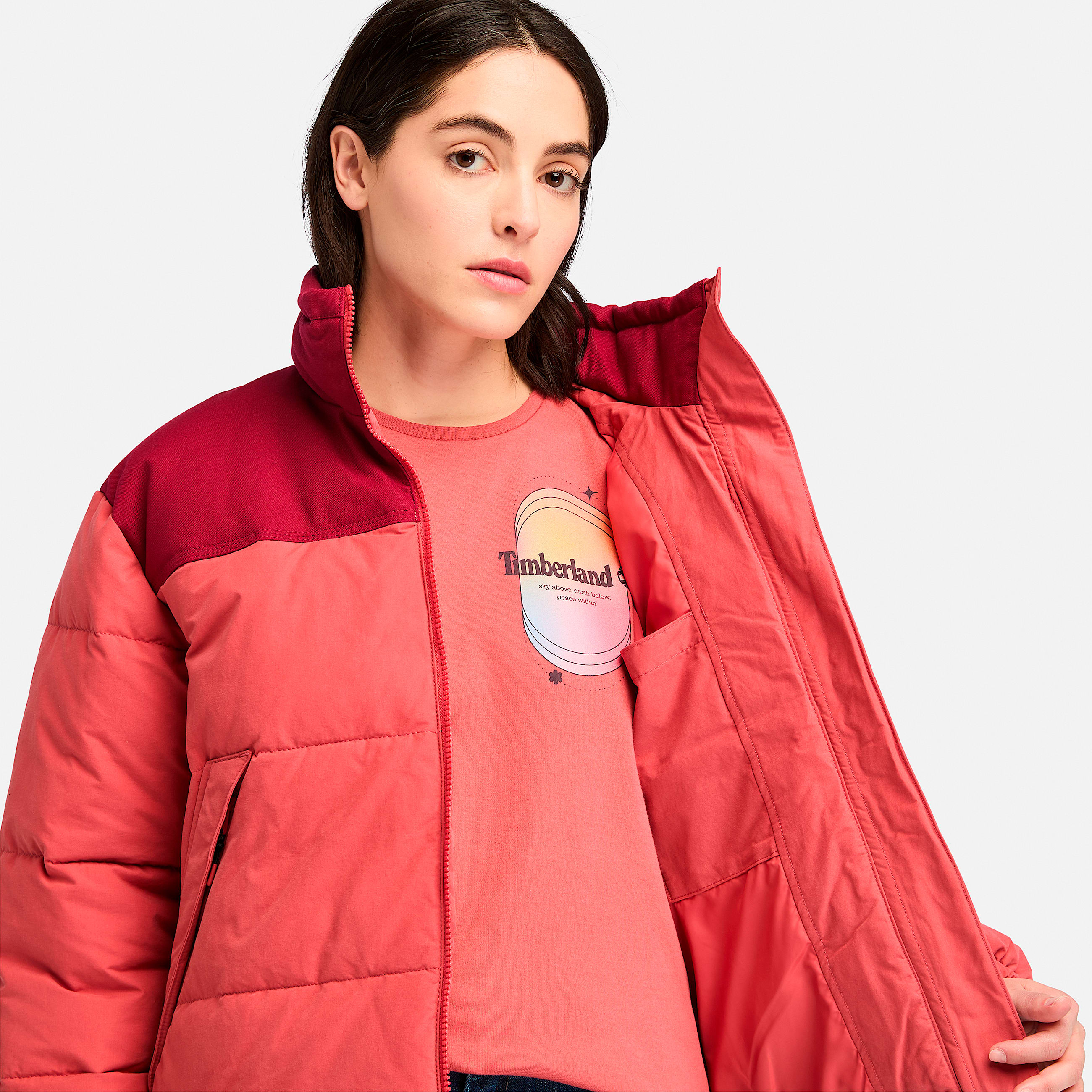 Womens Mount Welch Puffer Jacket TBL Garnet Rose ALT2