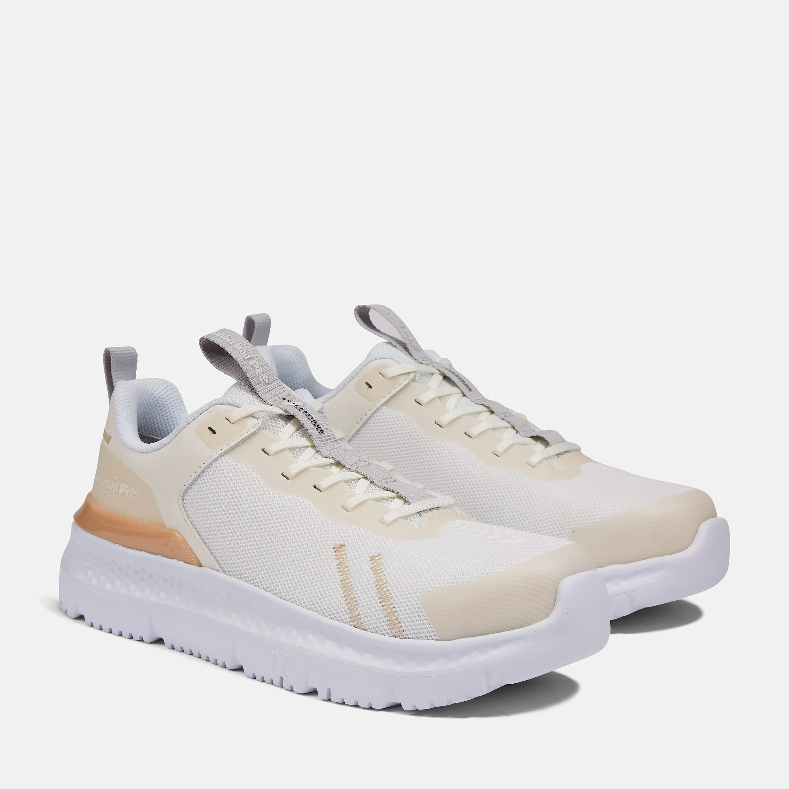 Womens Setra Composite Toe Work Sneaker TBL Tan Champagne ALT4