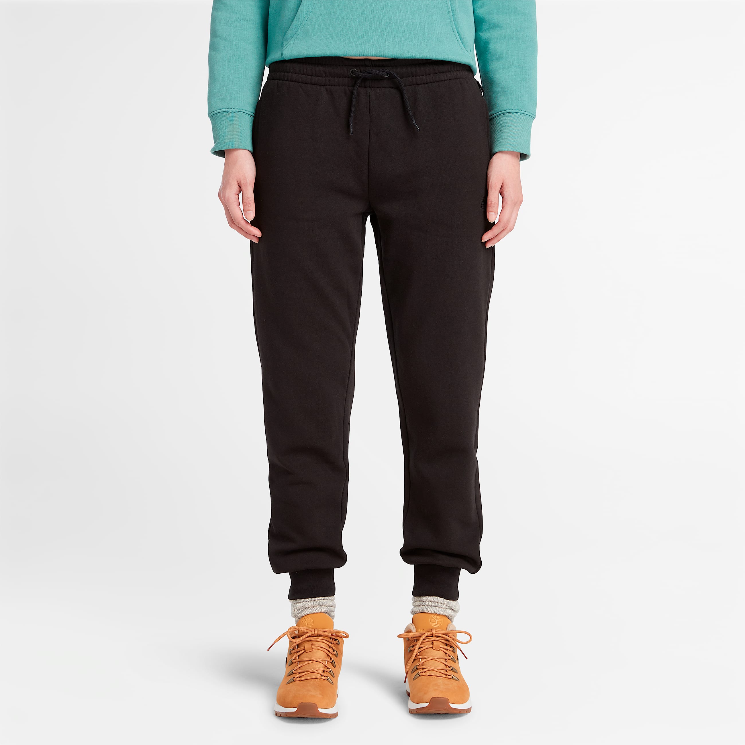 Womens Exeter River Brushed Back Jogger Pant TBL Black ALT8