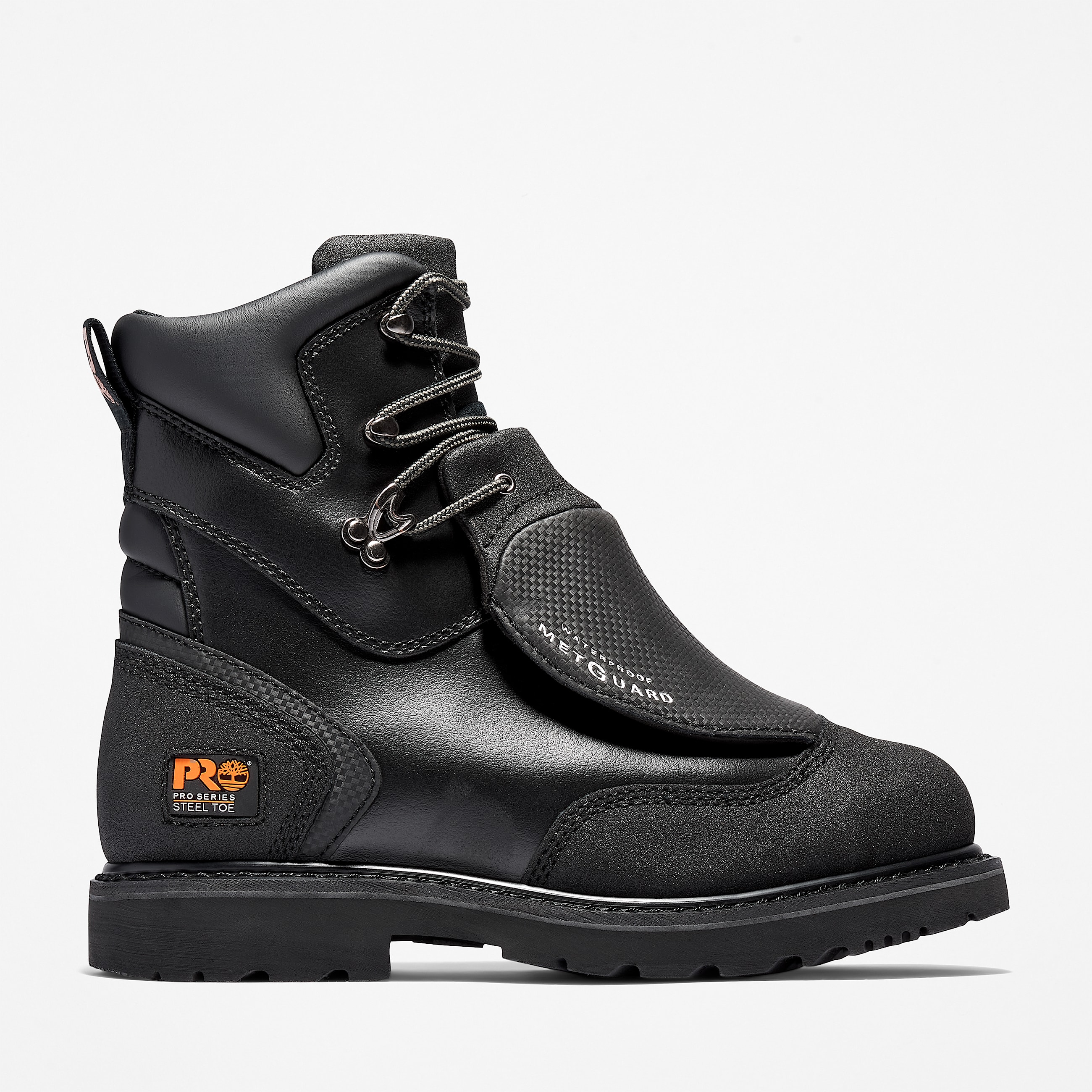 Mens Met Guard Steel Toe Waterproof Work Boot TBL Black HERO