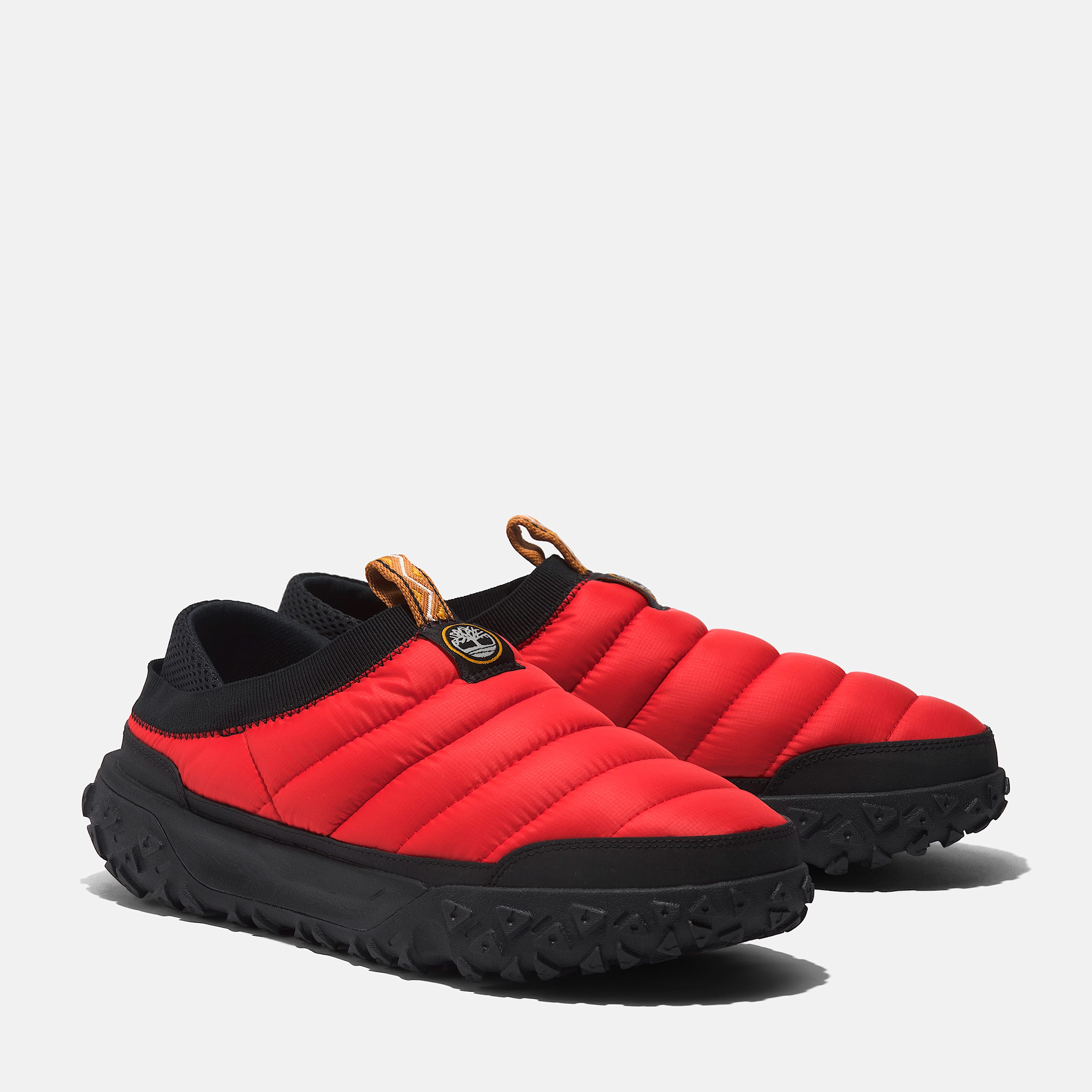 Mens GreenStride Motion 6 Slip On Sneaker TBL Red RipstopBlack ALT4