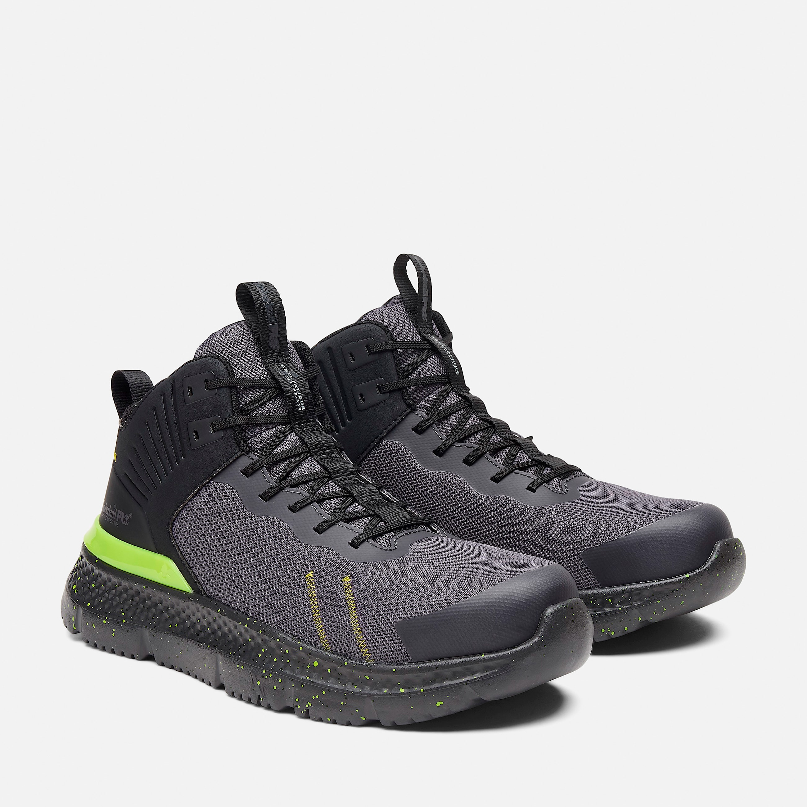 Mens Timberland PRO Setra CompToe Athletic Work Sneaker TBL Dark GreyBlack ALT4