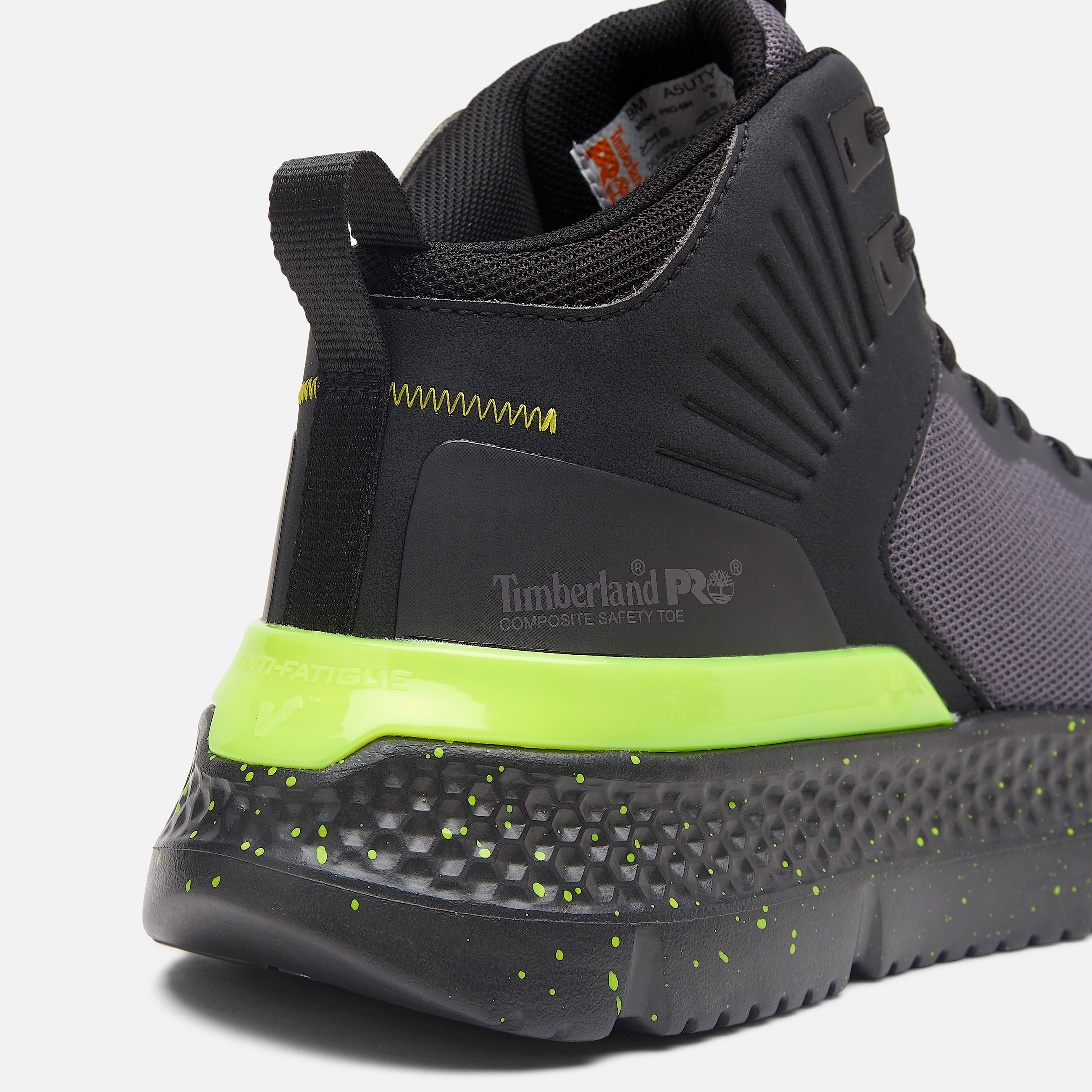 Mens Timberland PRO Setra CompToe Athletic Work Sneaker TBL Dark GreyBlack ALT7