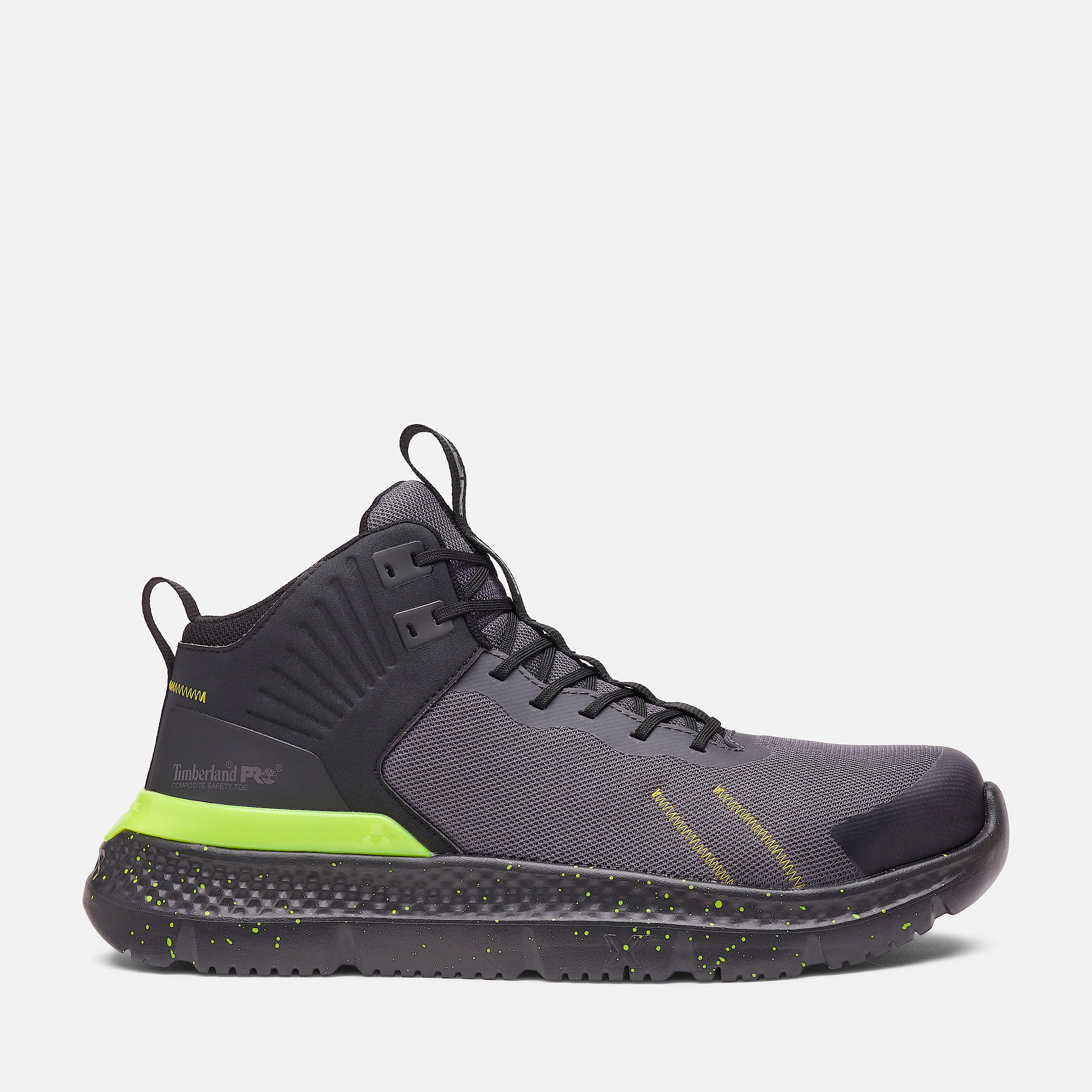 Mens Timberland PRO Setra CompToe Athletic Work Sneaker TBL Dark GreyBlack HERO