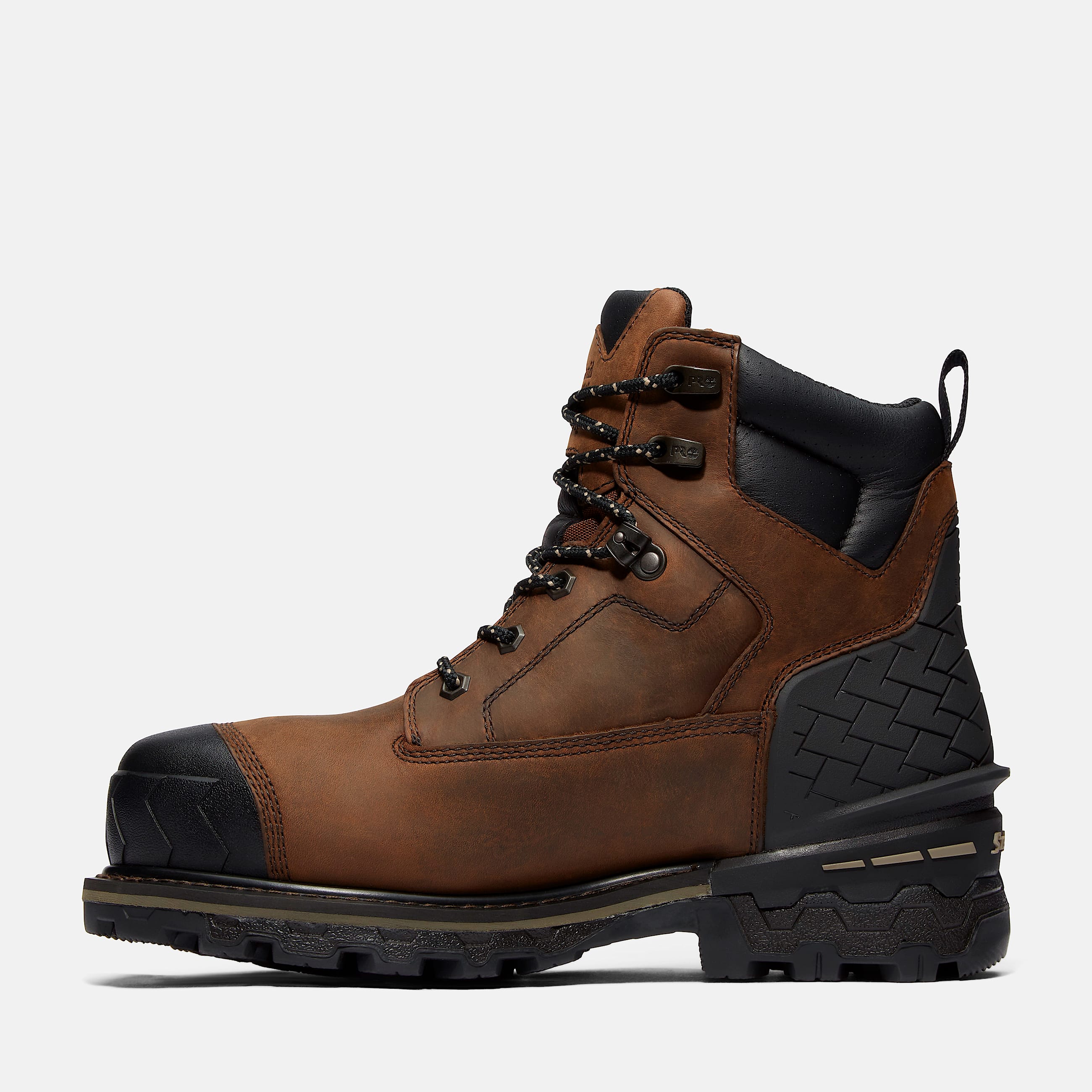 Mens Boondock HD 6 Composite Toe Waterproof Work Boot TBL Brown ALT6