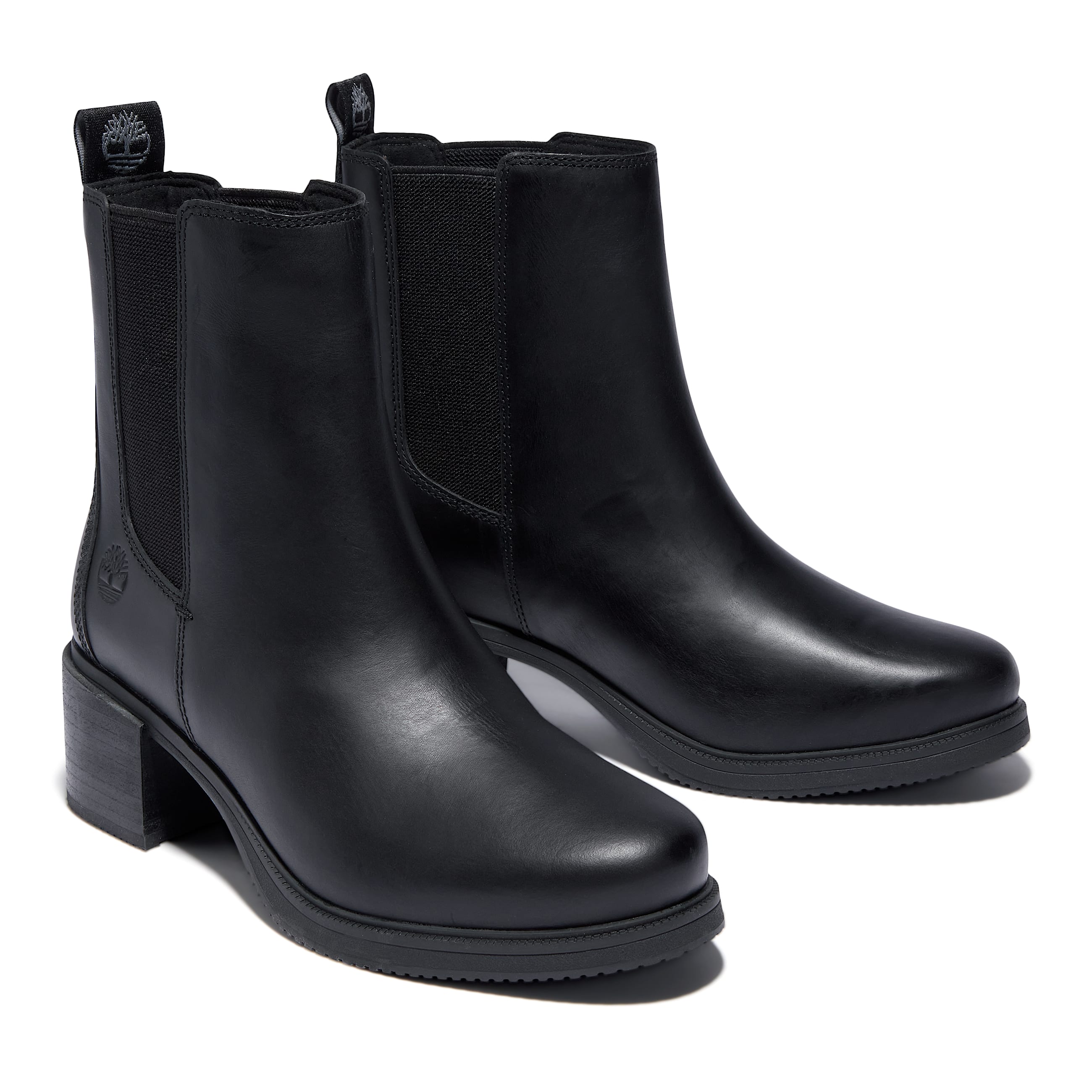 Botas Chelsea Dalston Vibe para Mujer TBL Piel de grano entero Negro ALT4