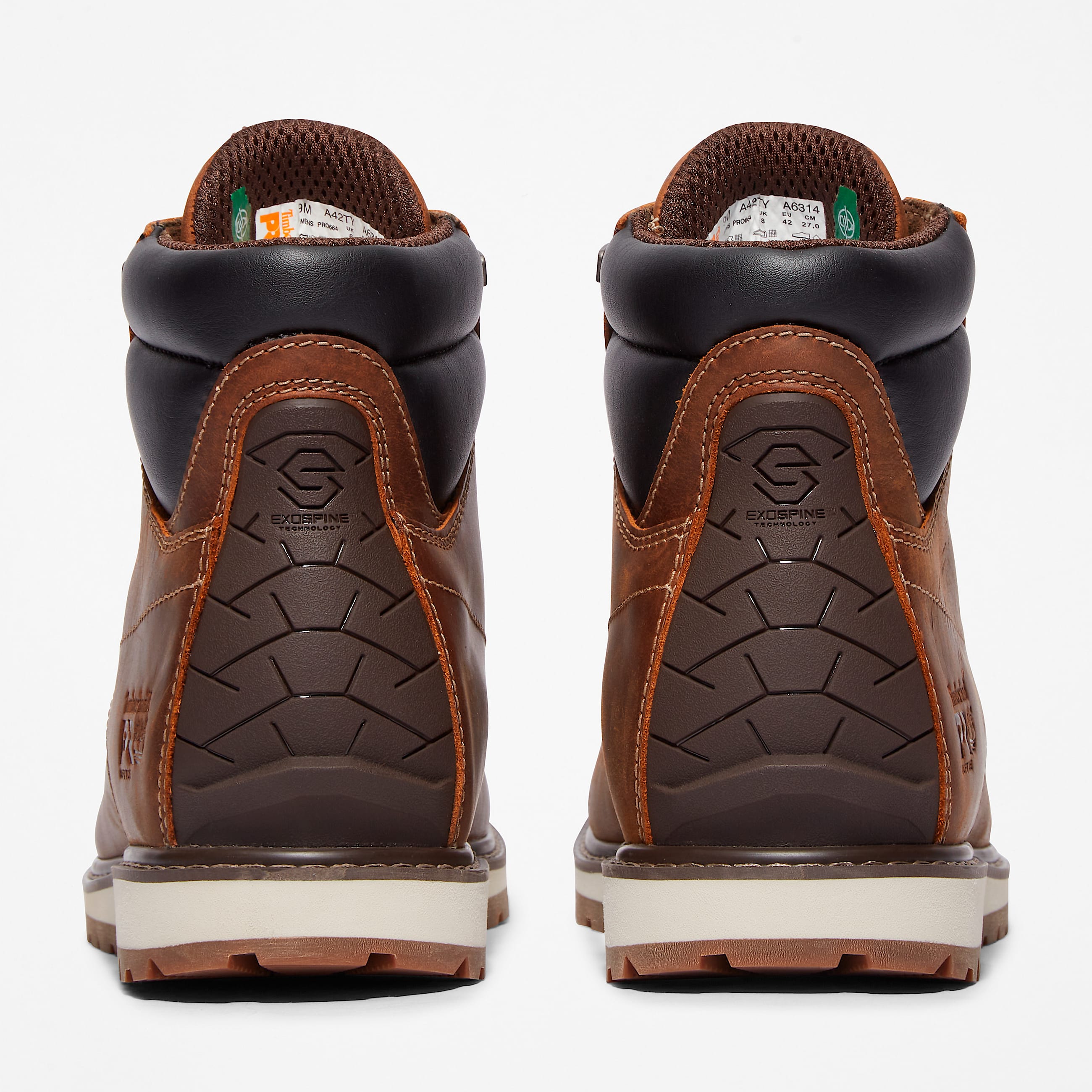 Mens Irvine 6 Work Boot TBL Brown ALT5