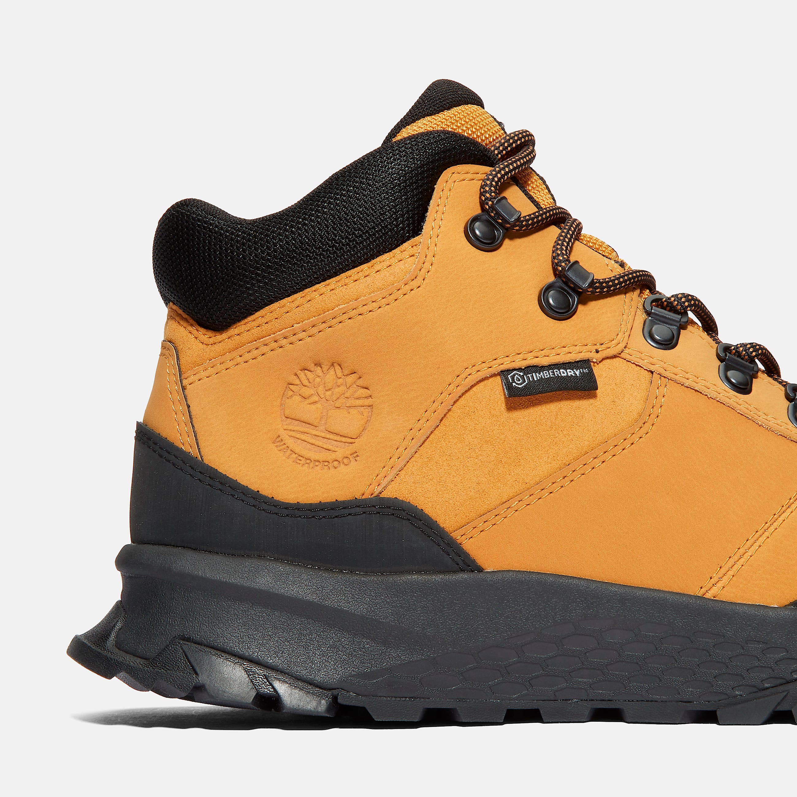 Mens Lincoln Peak Waterproof Mid Hiking Boot TBL Wheat Leather ALT7