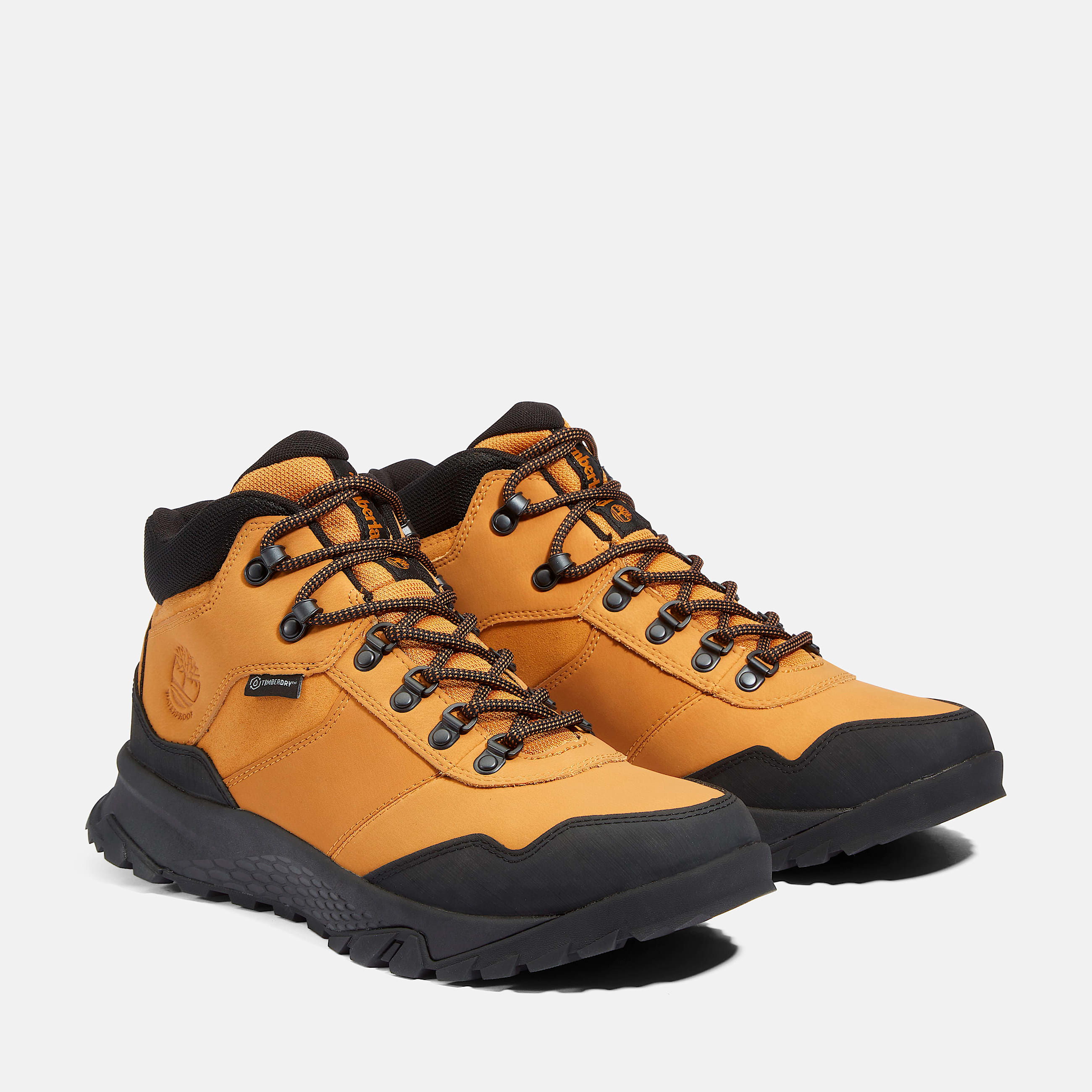 Mens Lincoln Peak Waterproof Mid Hiking Boot TBL Wheat Leather ALT4