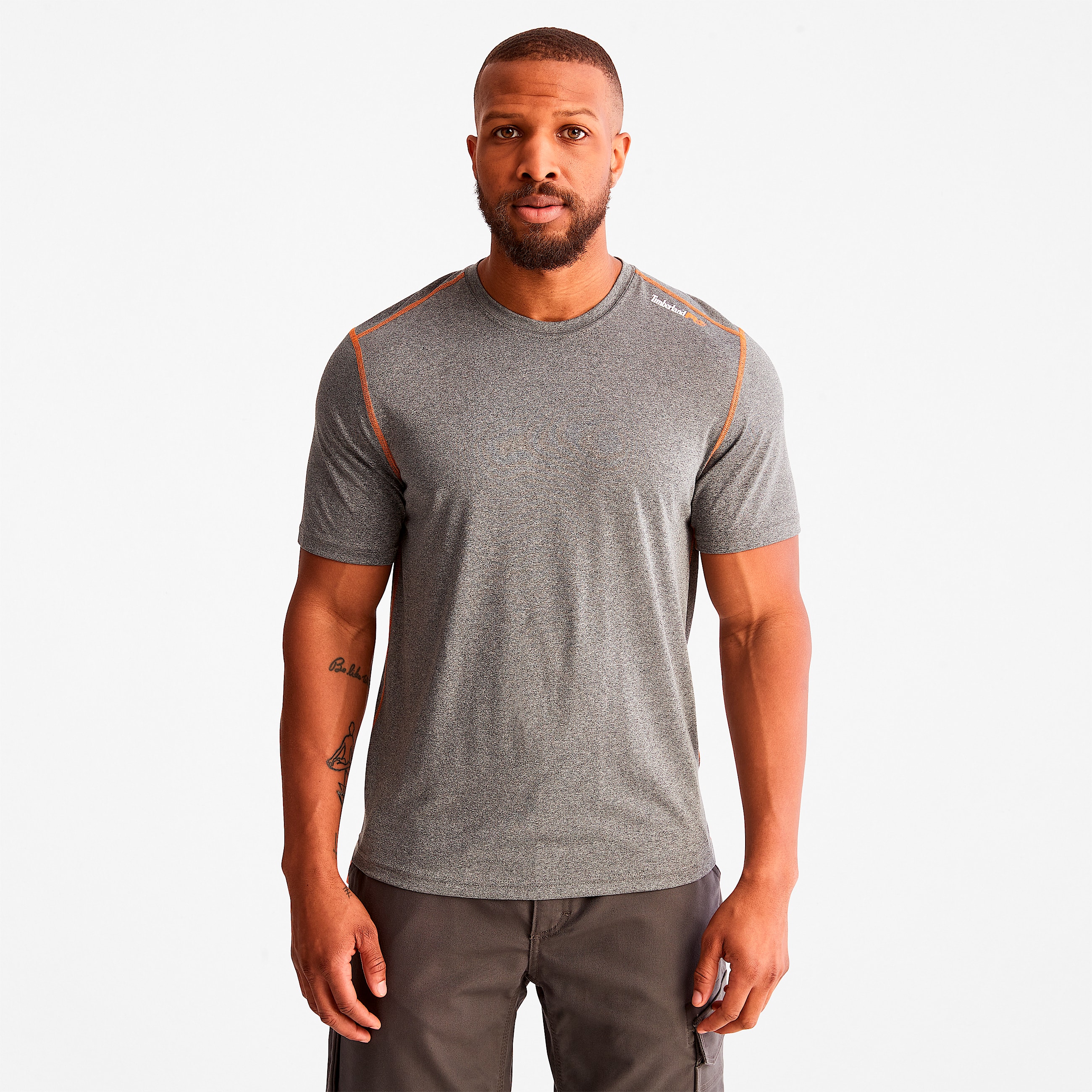 Mens Wicking Good Sport TShirt TBL Medium Grey Heather HERO