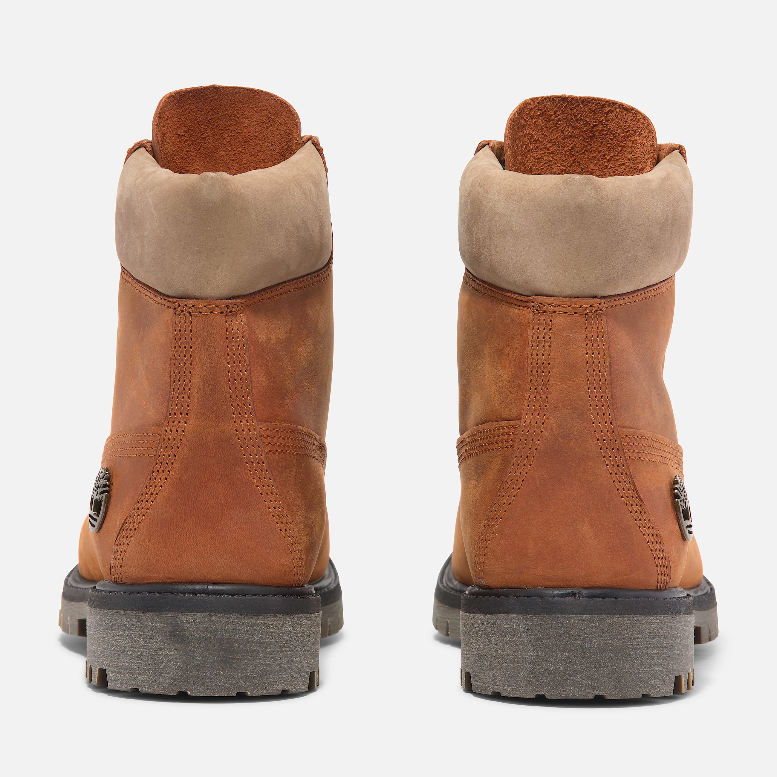 Mens Timberland Premium 6Inch Waterproof Boot TBL Orange FullGrain ALT5