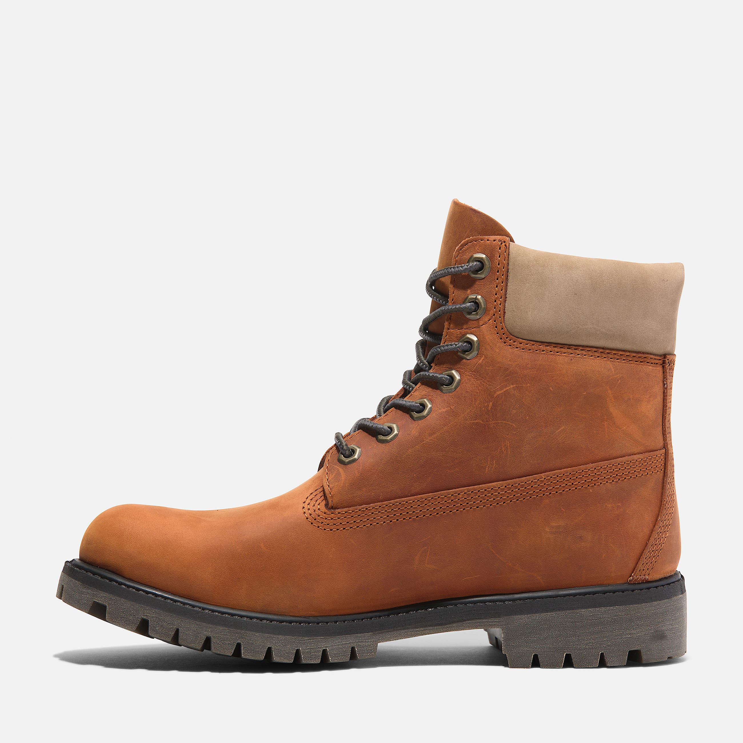 Mens Timberland Premium 6Inch Waterproof Boot TBL Orange FullGrain ALT6
