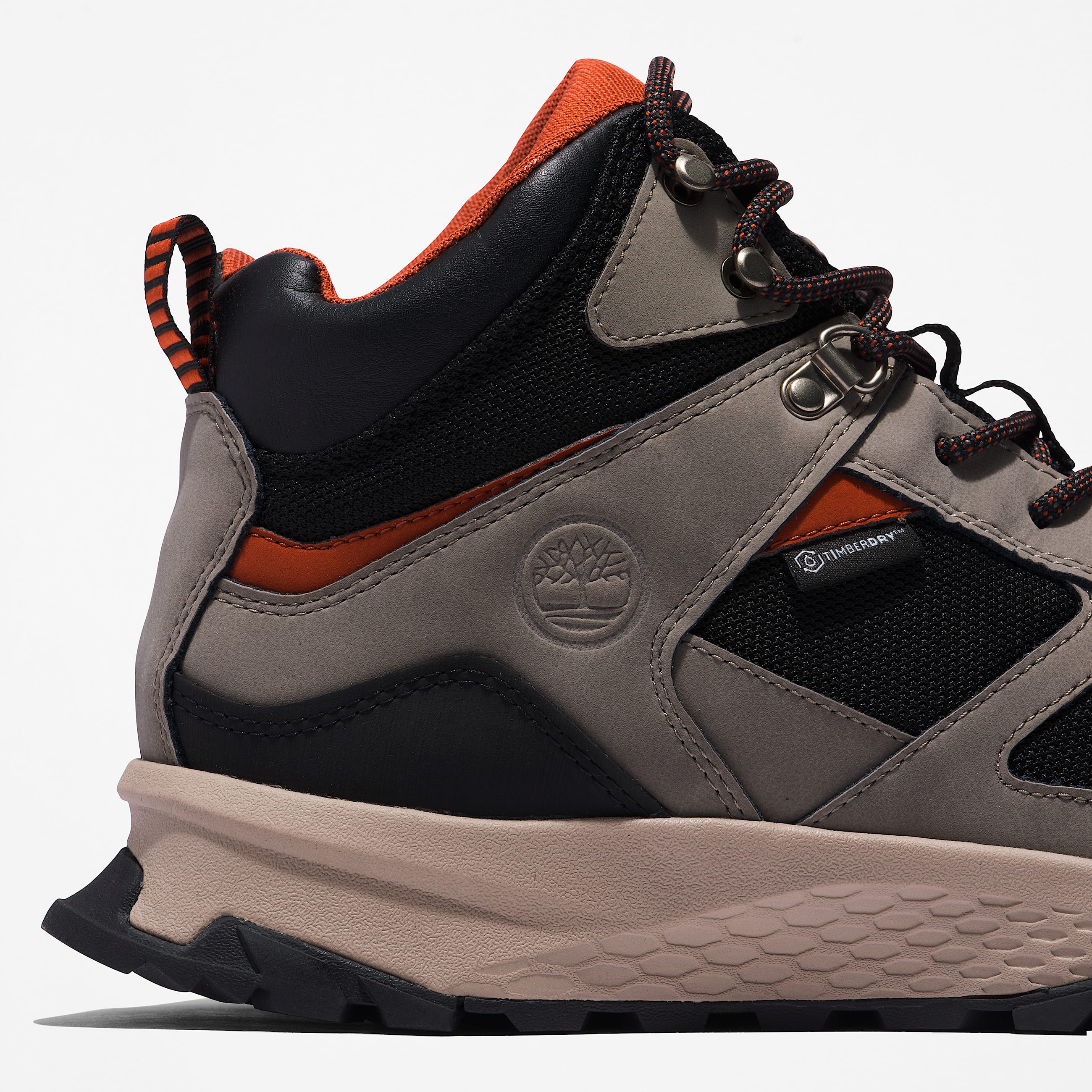 Mens Lincoln Peak Waterproof Mid Hiking Boot TBL Medium Grey ALT7