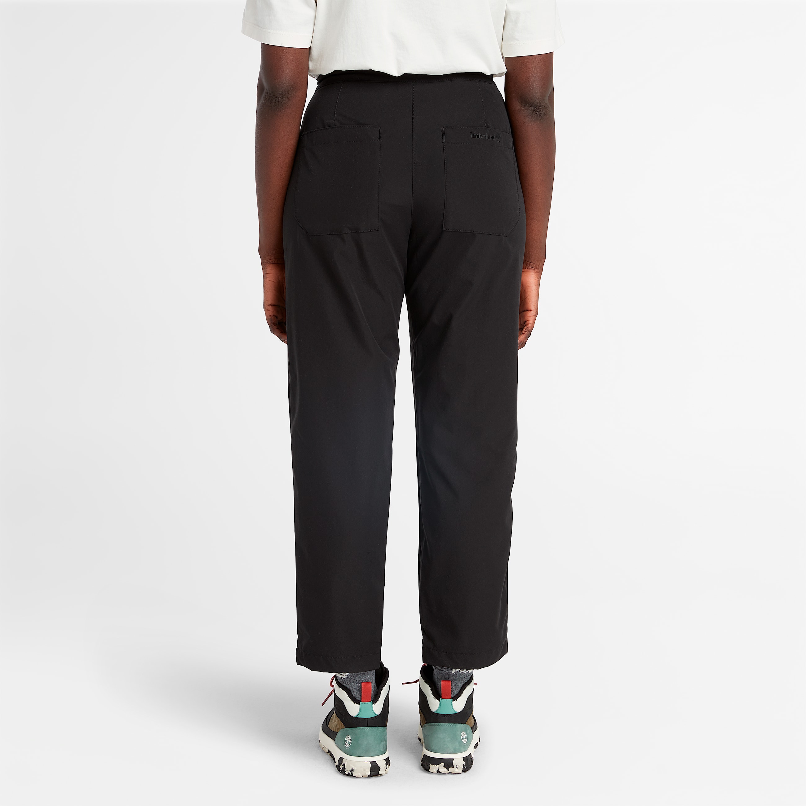 Pantaln para mujer con cinturn y repelente al agua TBL Negro ALT9