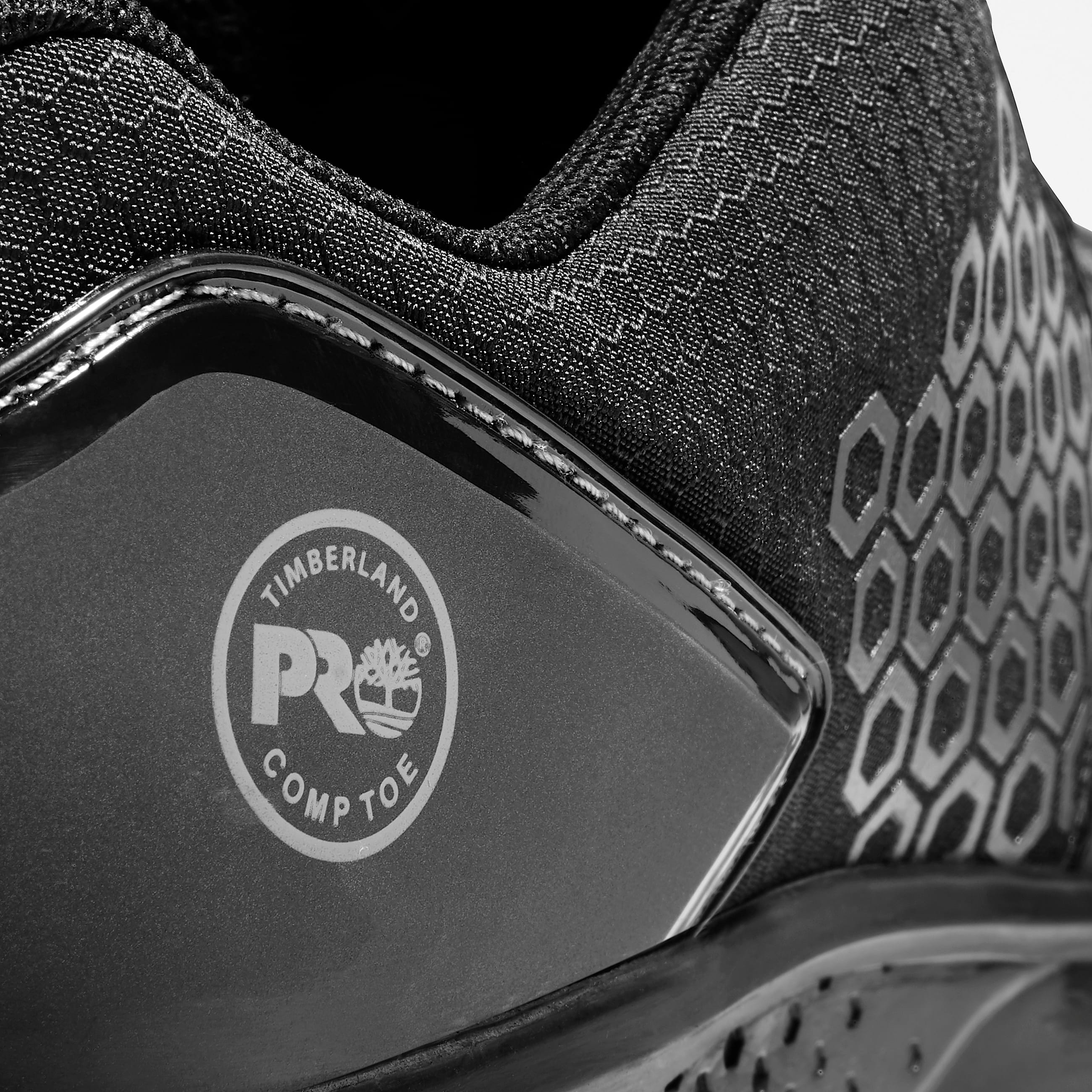 Mens Reaxion Composite Toe Work Sneaker TBL BlackGrey ALT6