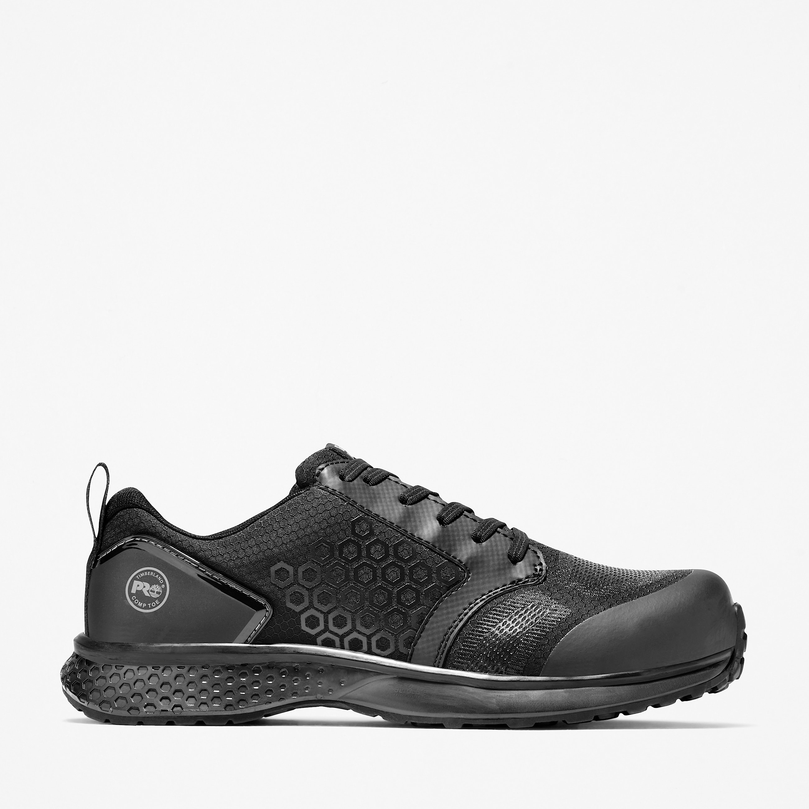 Mens Reaxion Composite Toe Work Sneaker TBL BlackGrey HERO