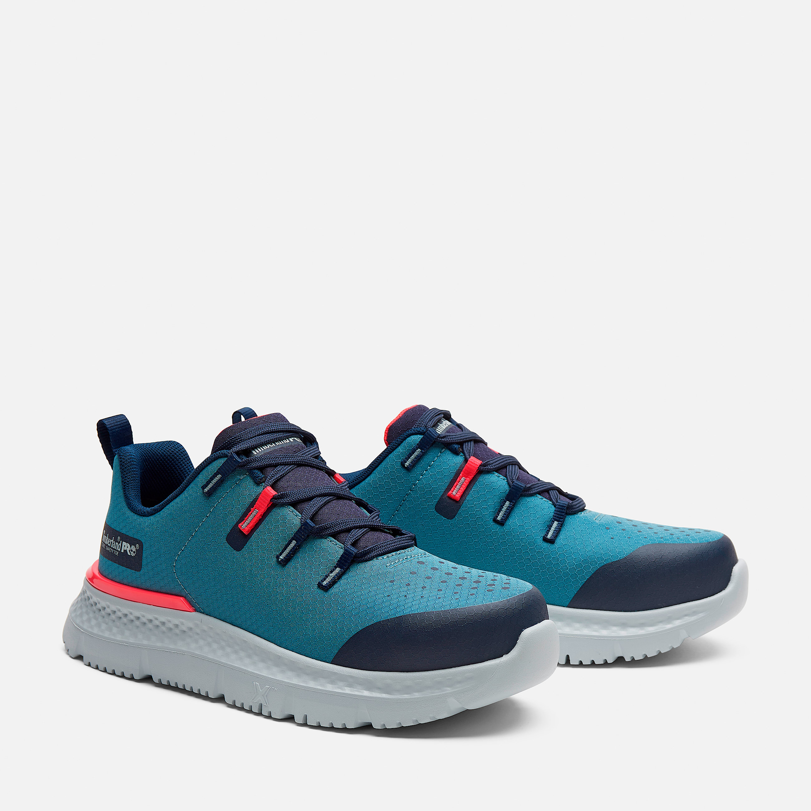 Womens Timberland PRO Intercept Athletic SteelToe Work Sneaker TBL GreyPink ALT4