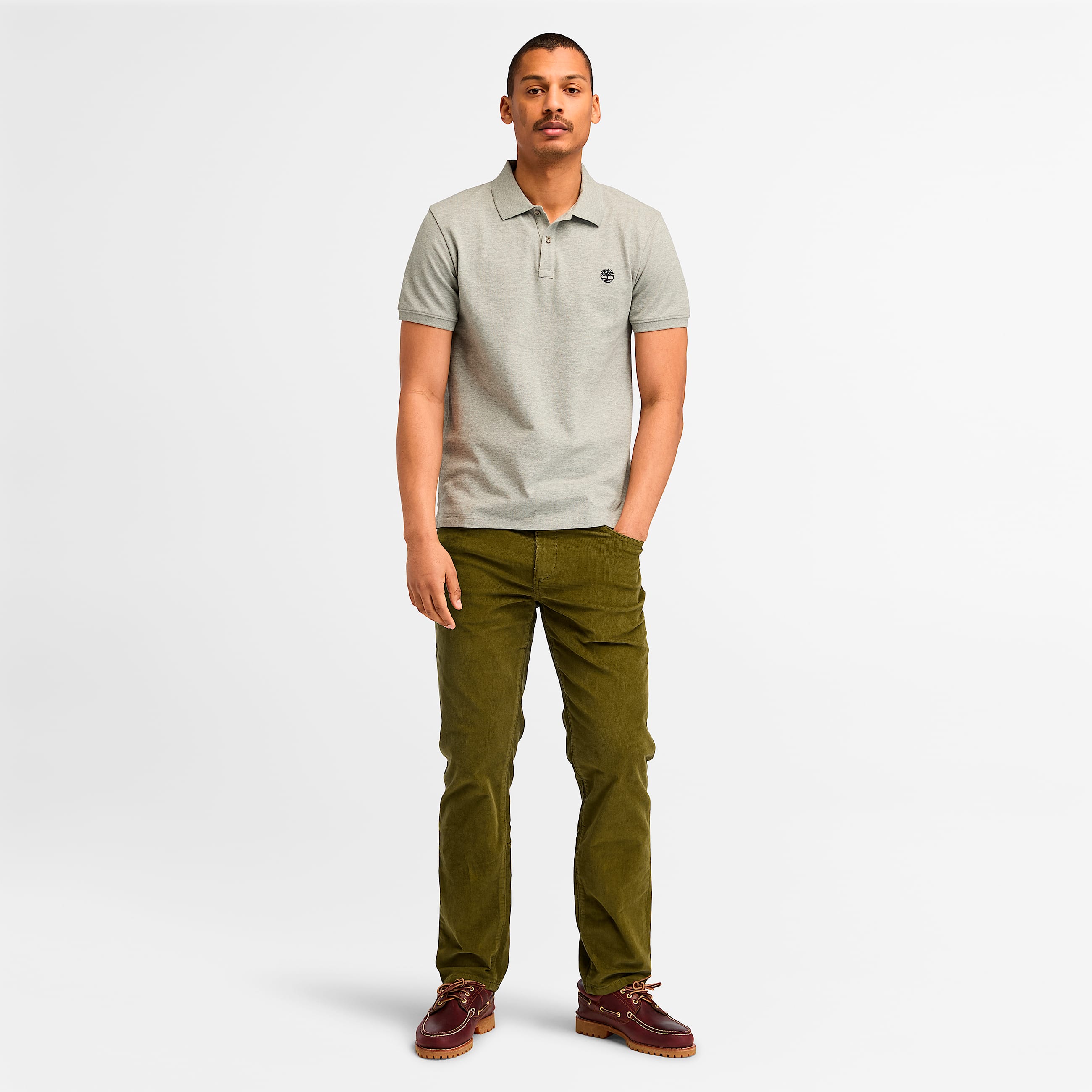Mens Littleton Corduroy 5Pocket Pant TBL Dark Olive ALT1