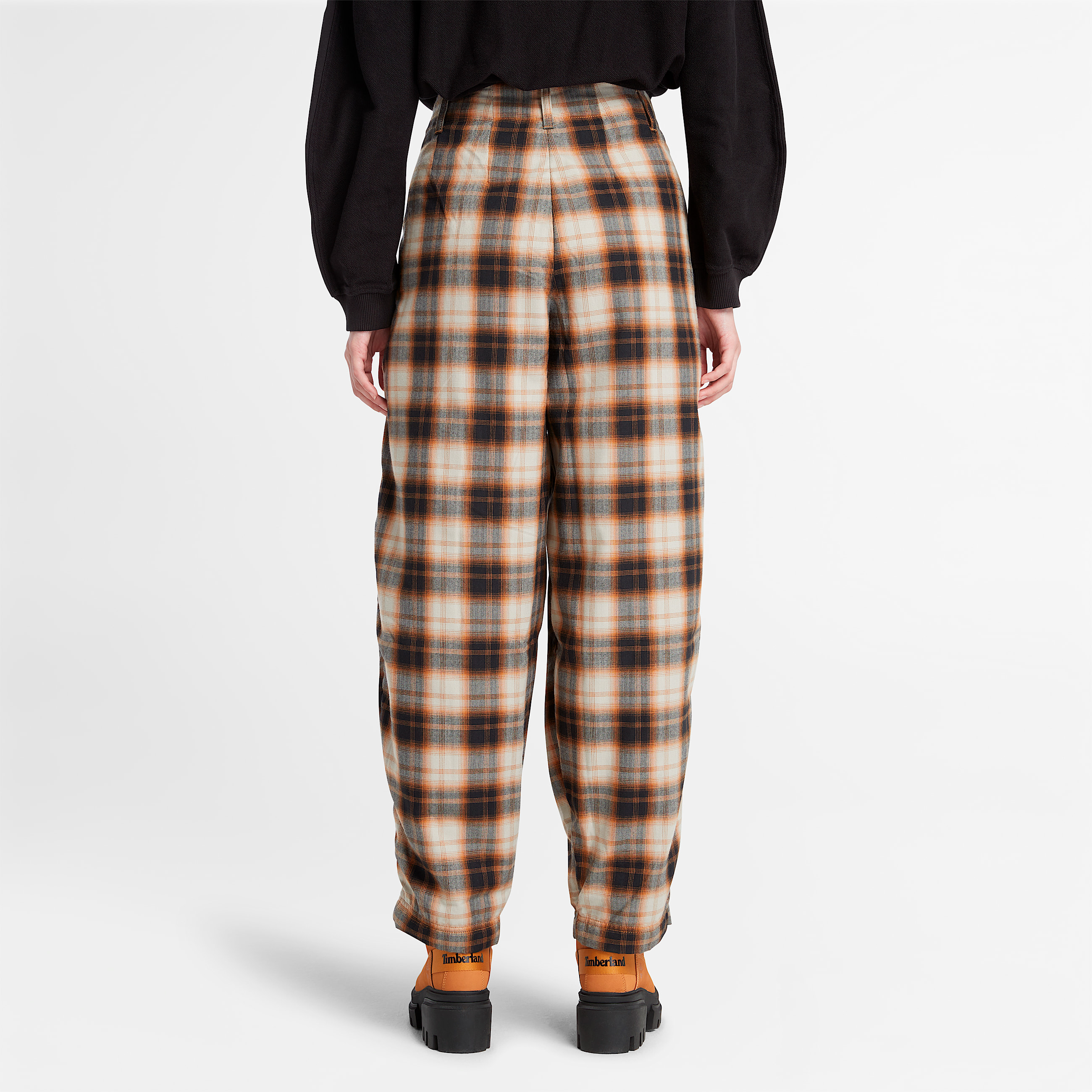 Pantaln para mujer a cuadros TBL Caf ALT9