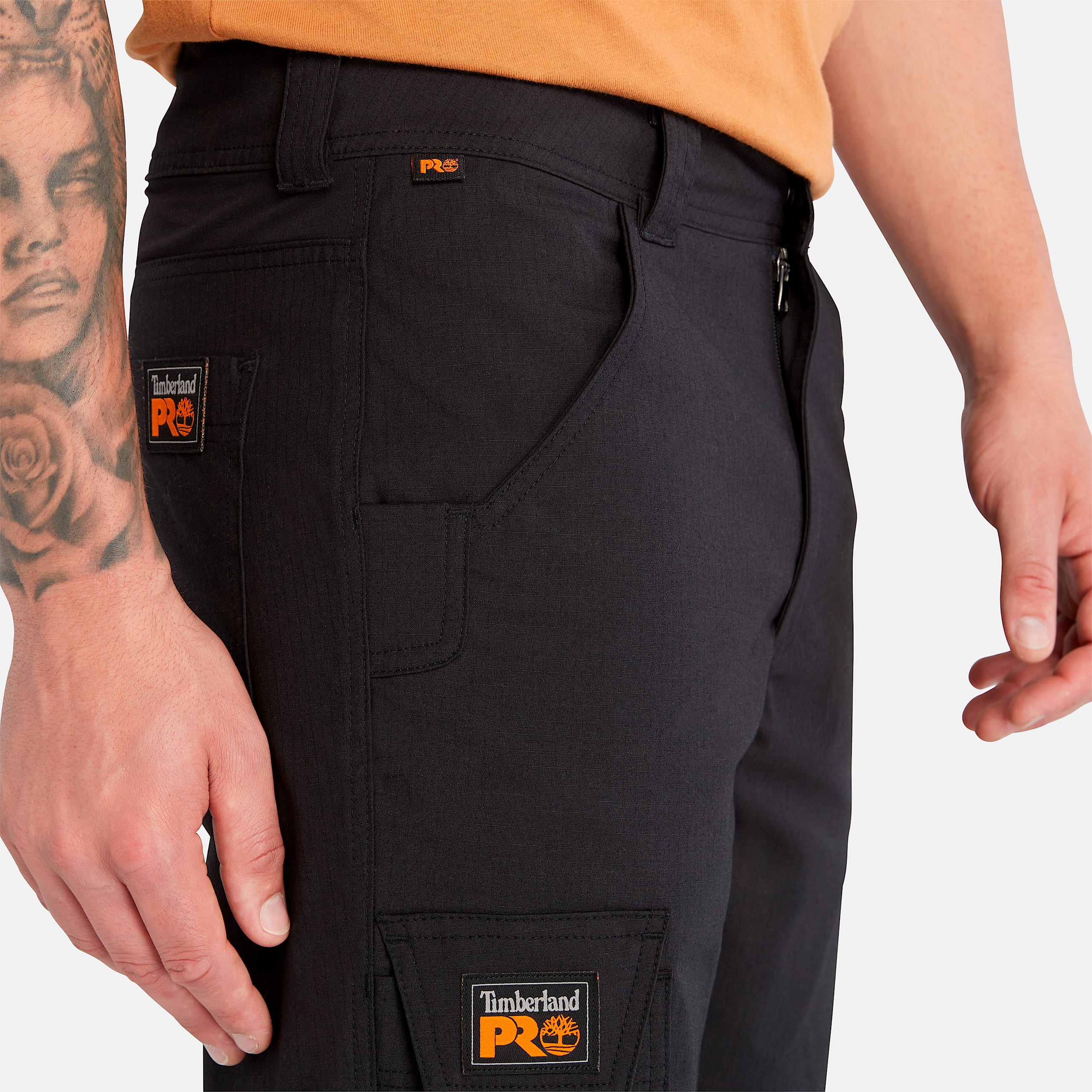 Mens Timberland PRO Morphix AthleticFit Lightweight Pant TBL Black ALT3