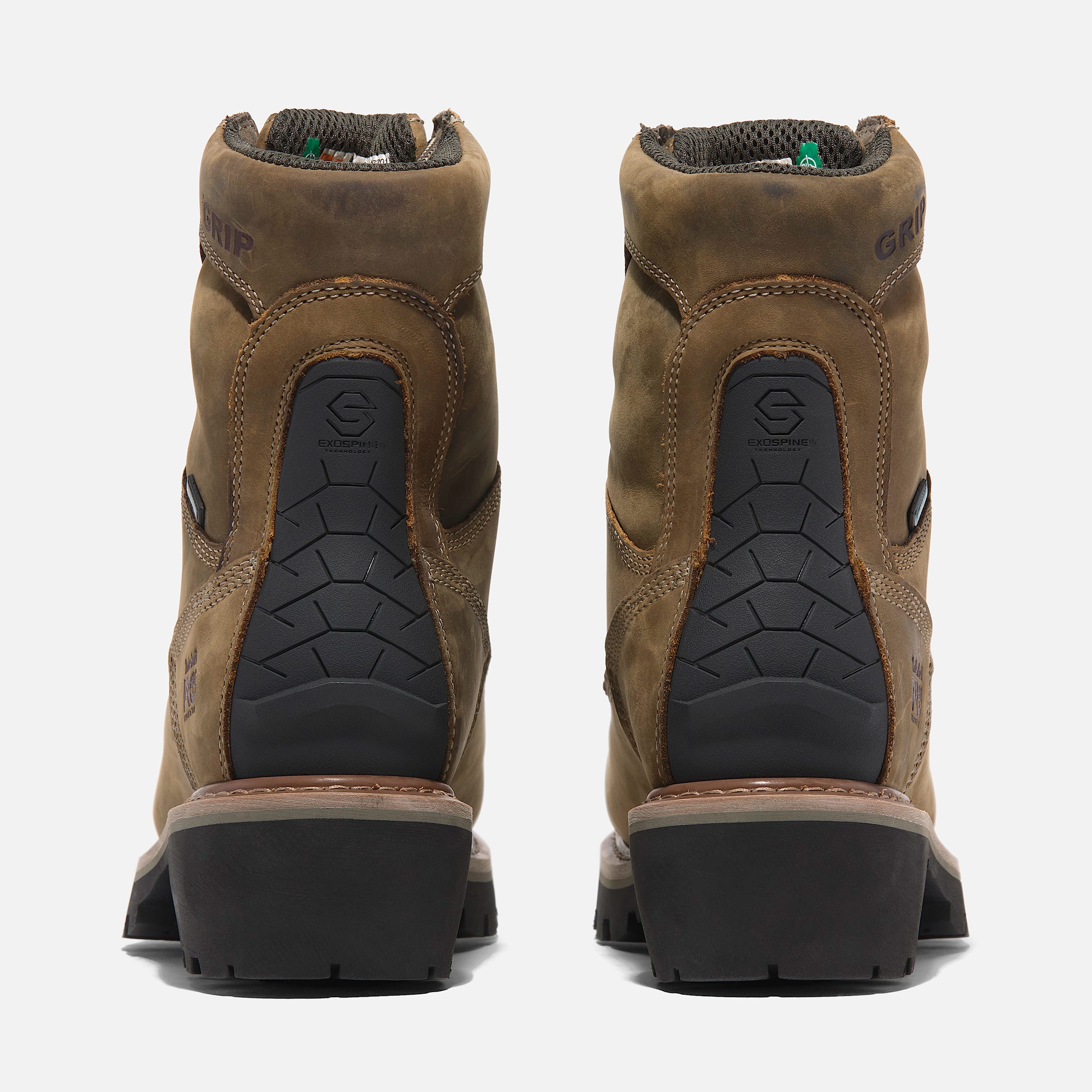 Mens Evergreen Logger Composite Toe Waterproof Work Boot TBL Turkish Coffee Brown ALT5