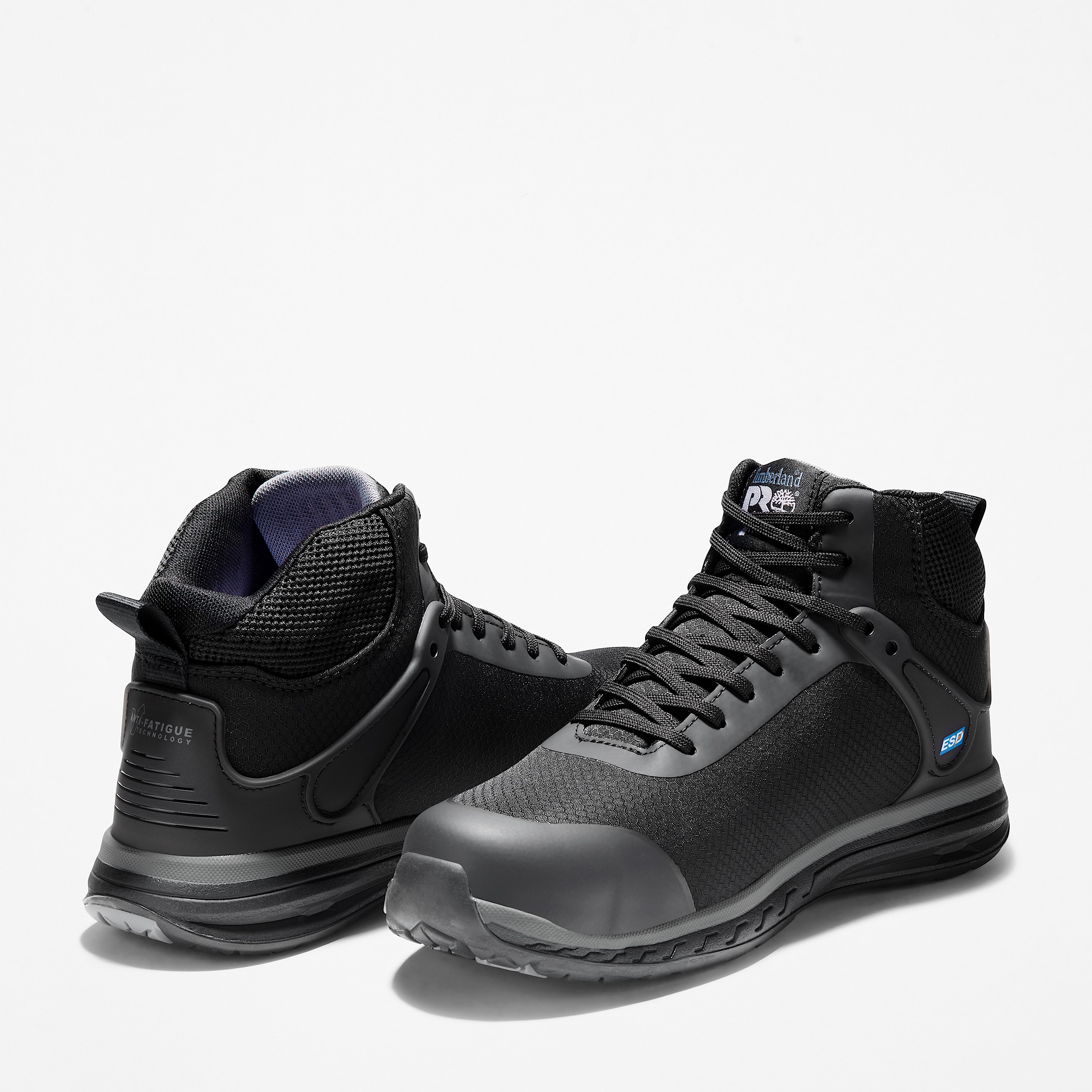 Mens Drivetrain Composite Toe Work Sneaker TBL Black ALT5