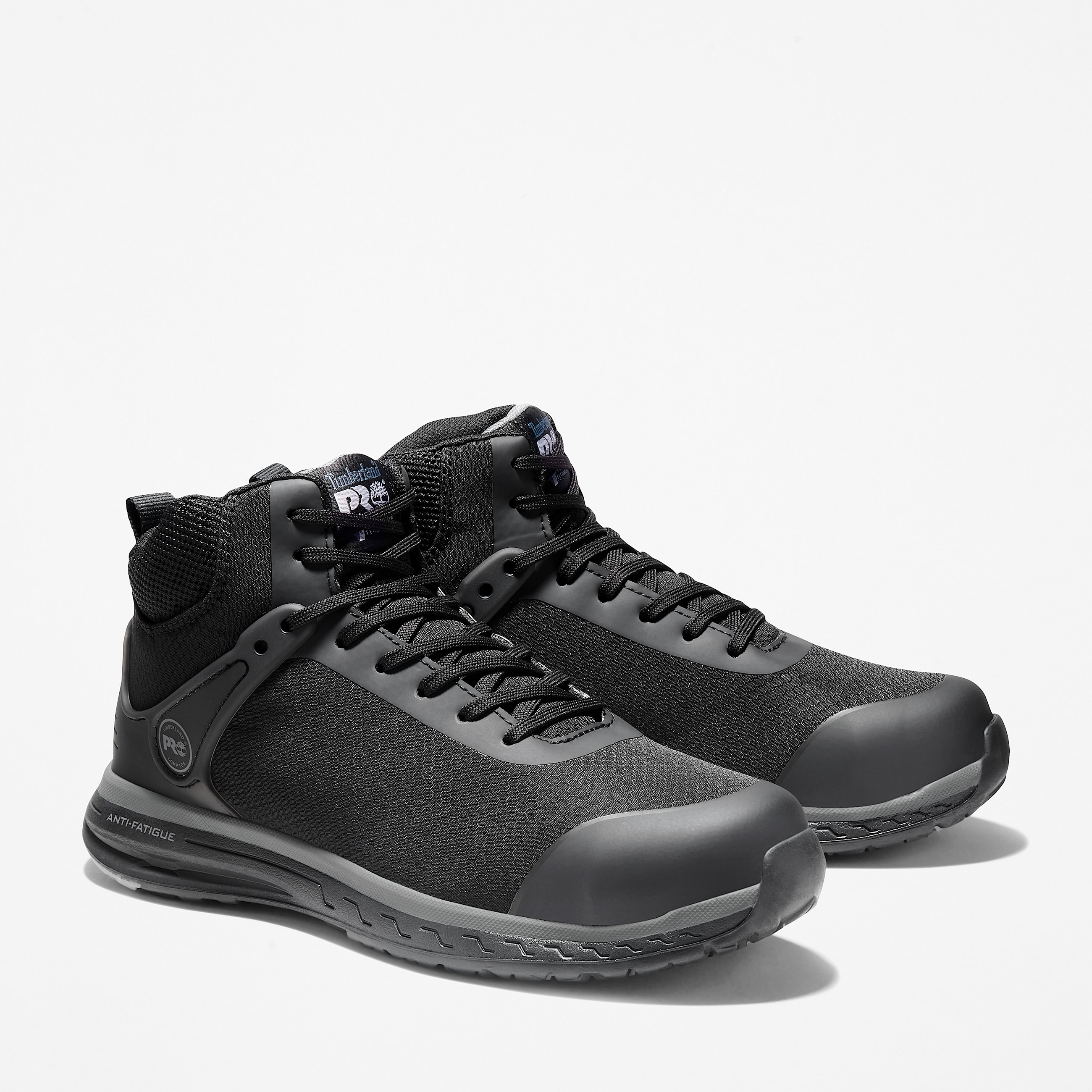 Mens Drivetrain Composite Toe Work Sneaker TBL Black ALT4