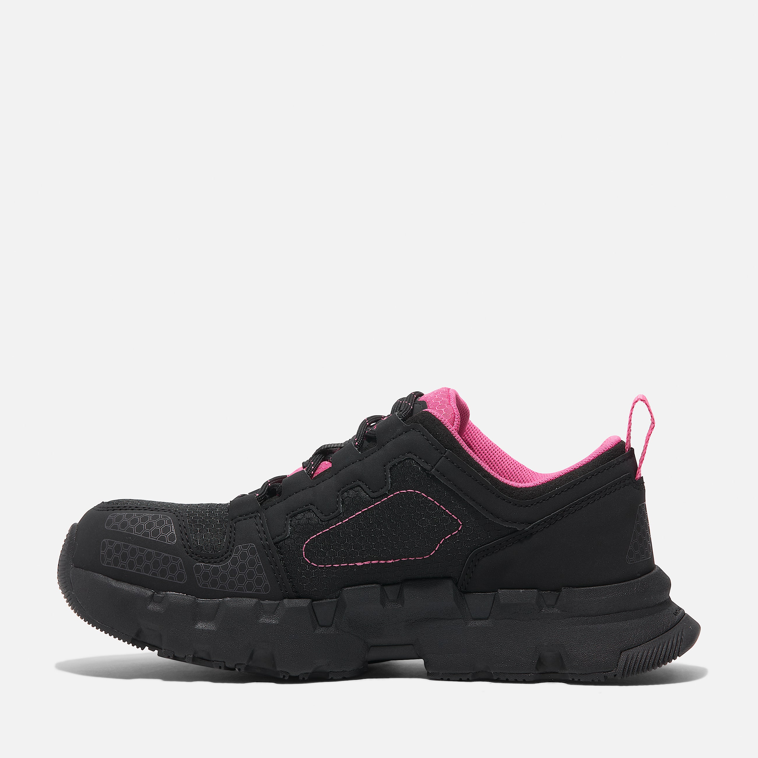 Womens Timberland PRO Powertrain EV Composite Toe Work Sneaker TBL BlackPink ALT6