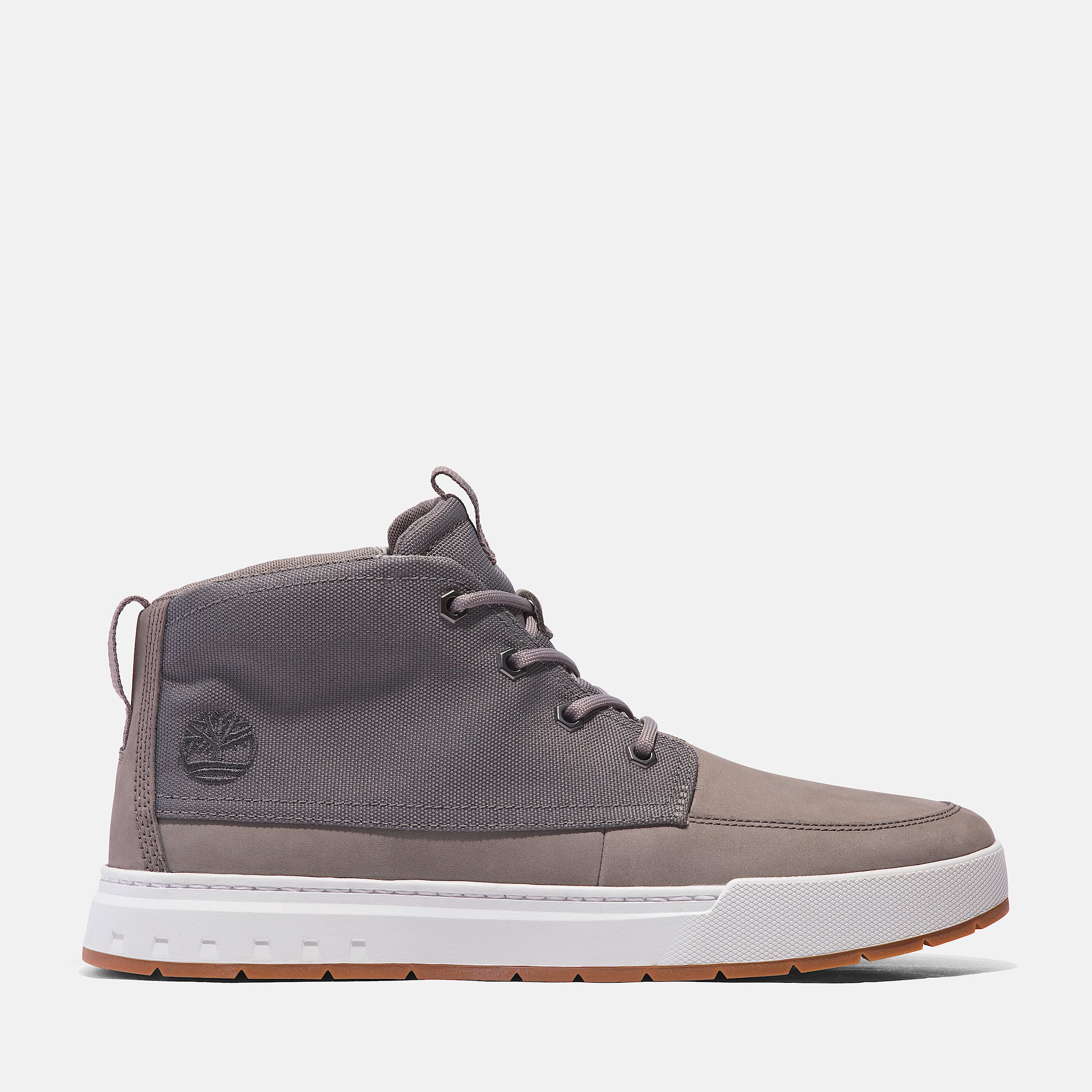 Mens Maple Grove Mid LaceUp Sneaker TBL Medium Grey Nubuck HERO