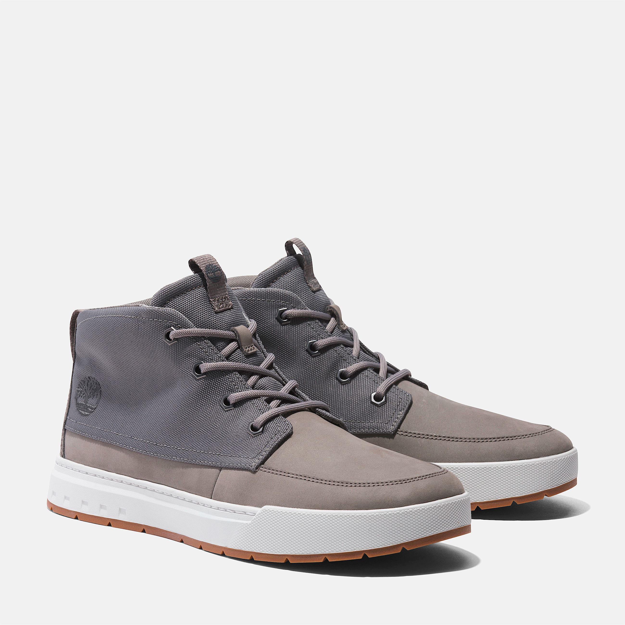 Mens Maple Grove Mid LaceUp Sneaker TBL Medium Grey Nubuck ALT4