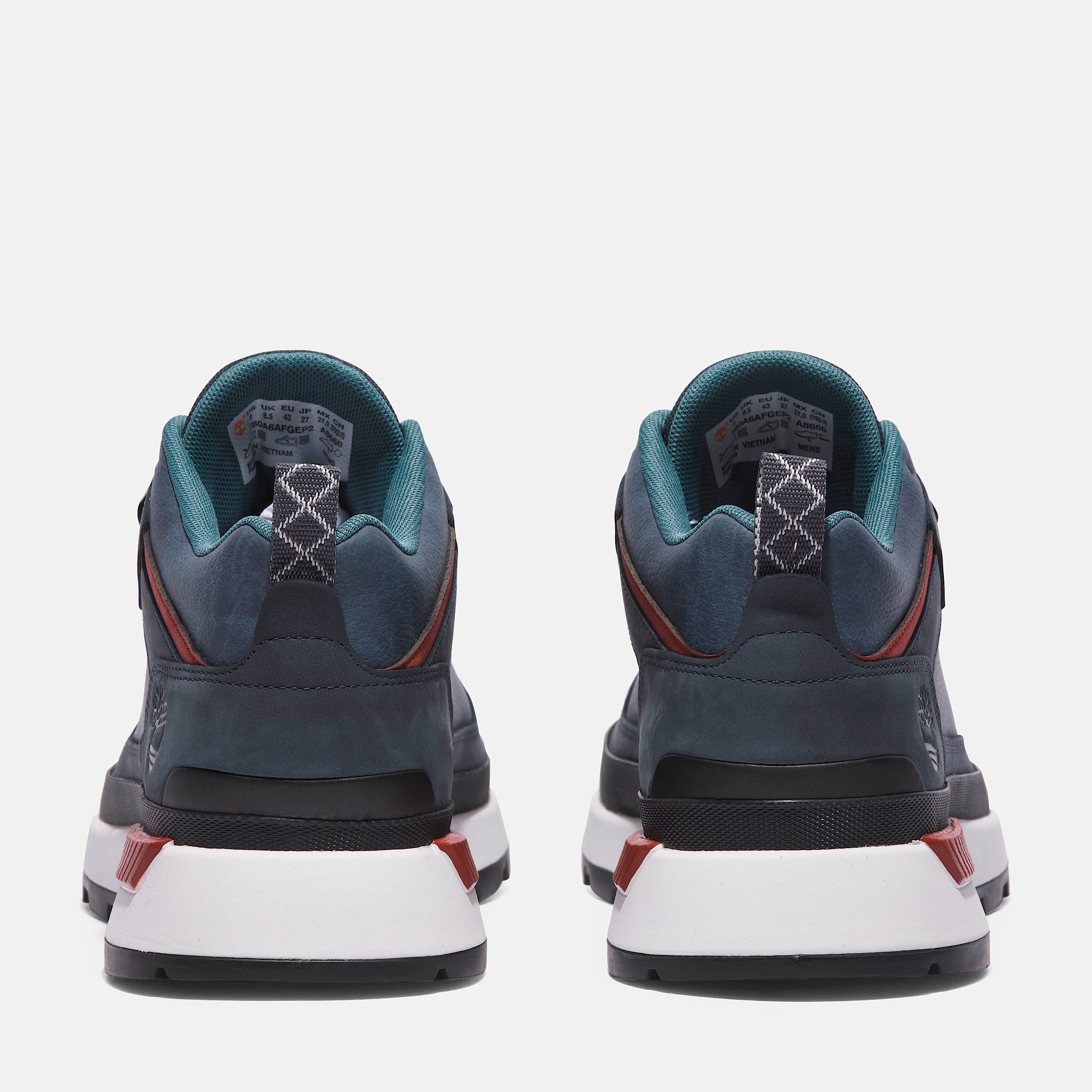 Sneakers para Hombre Field Trekker Low con agujetas TBL Nobuck Azul Oscuro ALT5