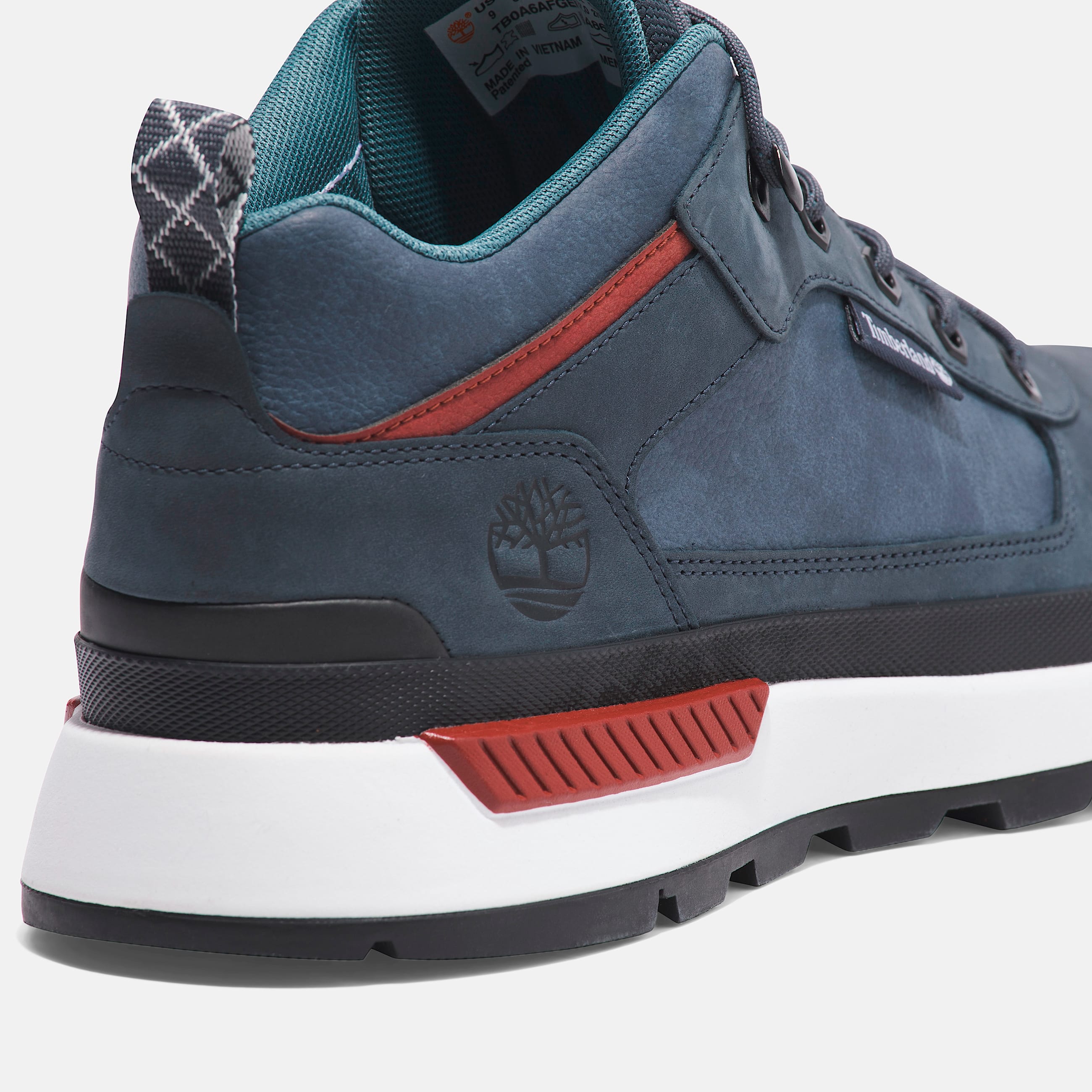 Sneakers para Hombre Field Trekker Low con agujetas TBL Nobuck Azul Oscuro ALT7