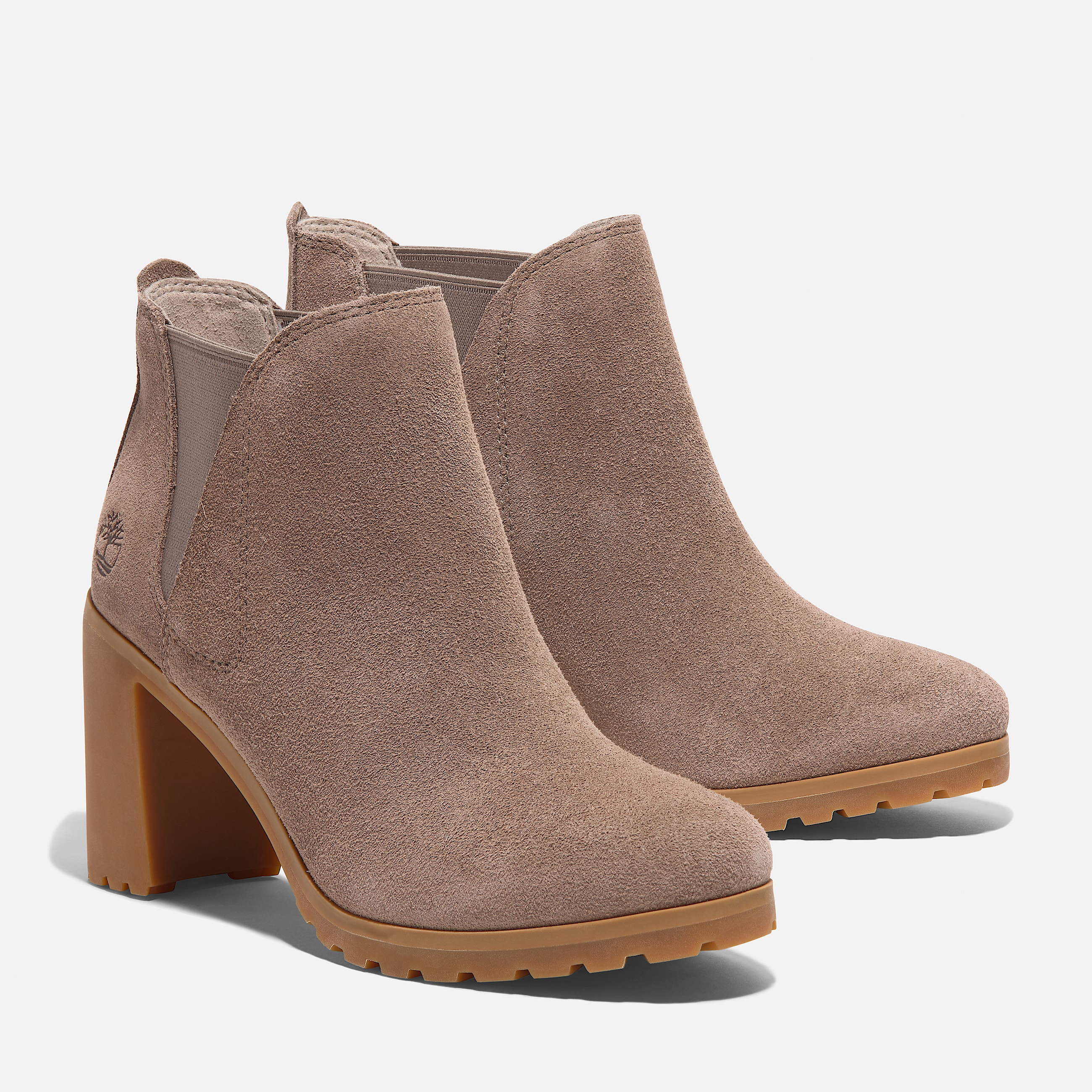 Womens Allington Mid Chelsea Boot TBL Taupe Suede ALT4