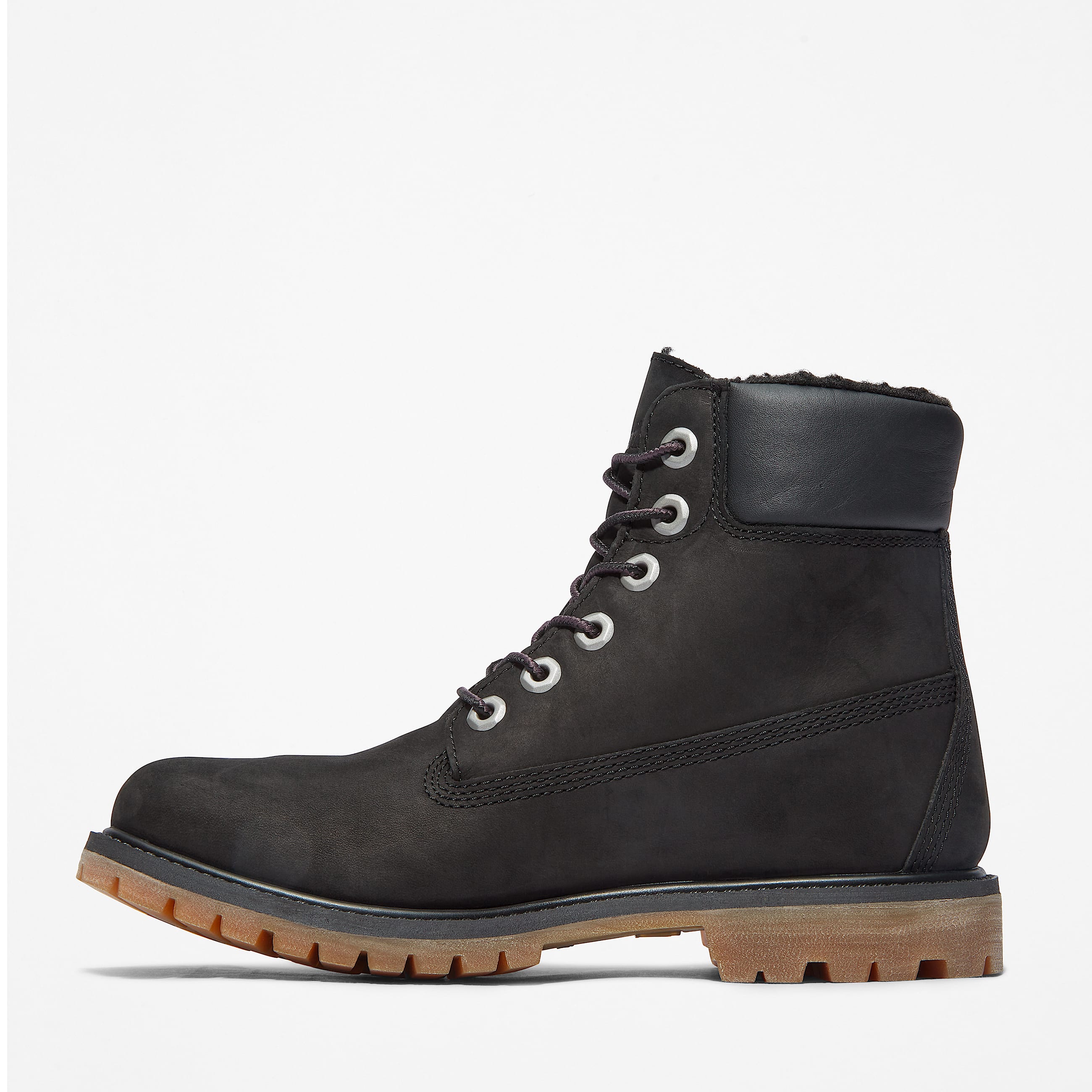 Womens 6Inch Premium FleeceLined Waterproof Boot TBL Black Nubuck ALT6